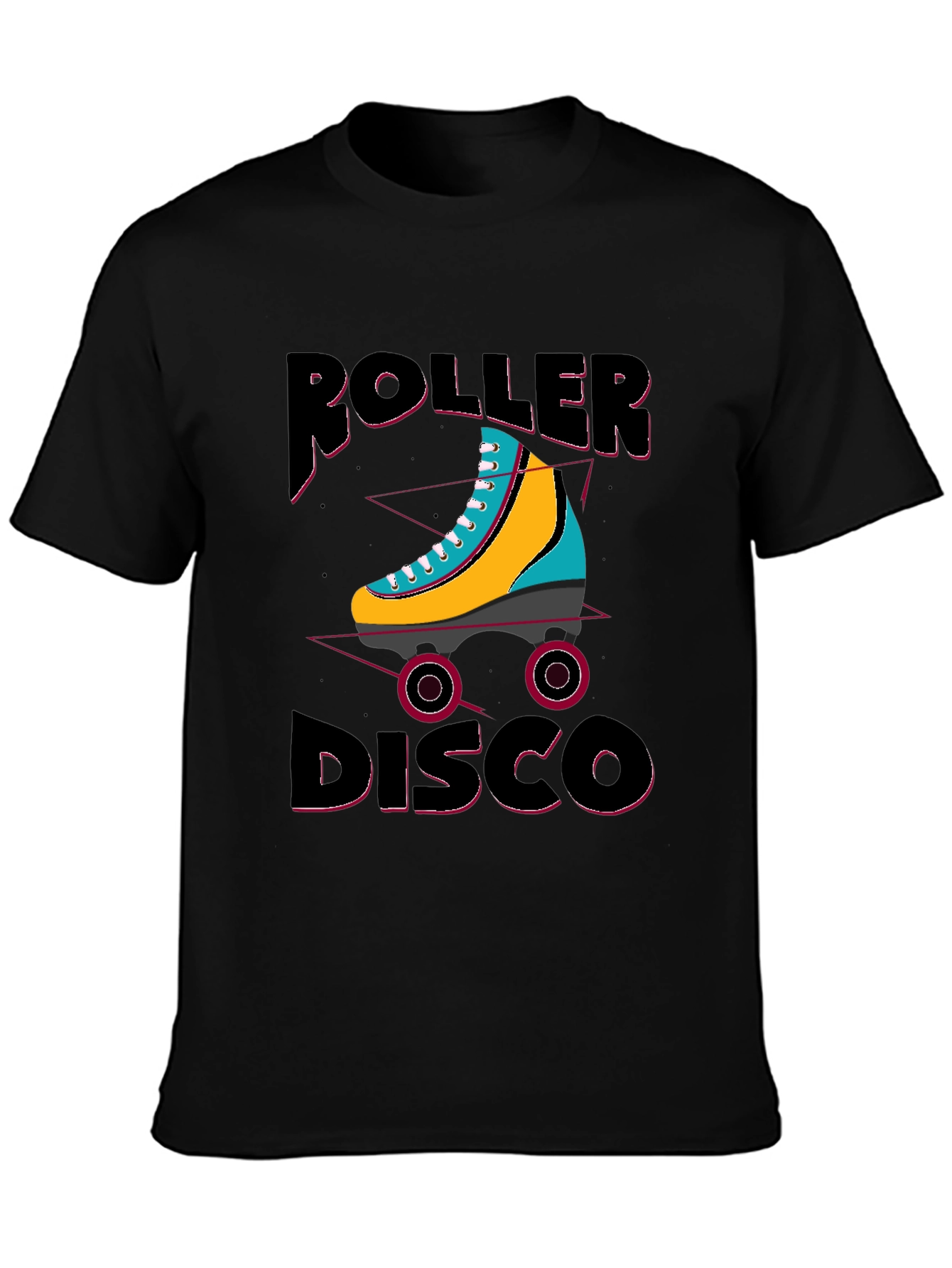 Retro Roller Disco T-Shirt - Skating Vibes
