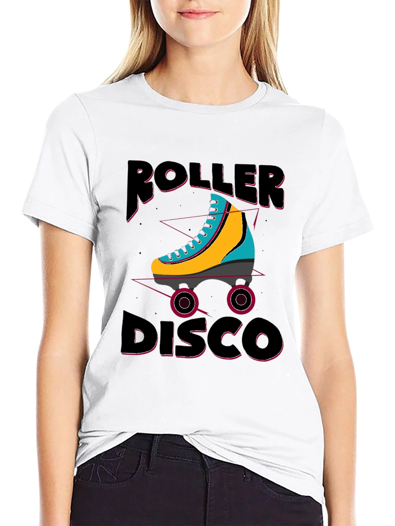 Retro Roller Disco T-Shirt - Skating Vibes