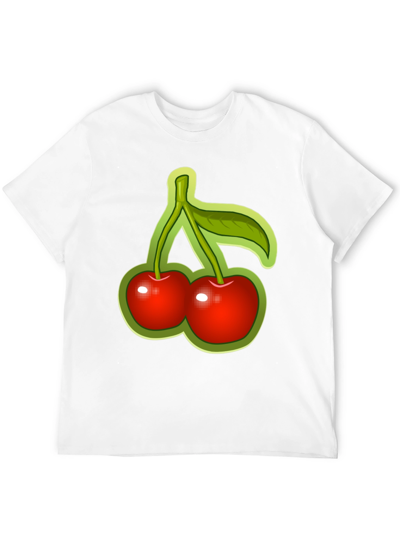 Cherry Graphic Tee - Funky Fruit Design