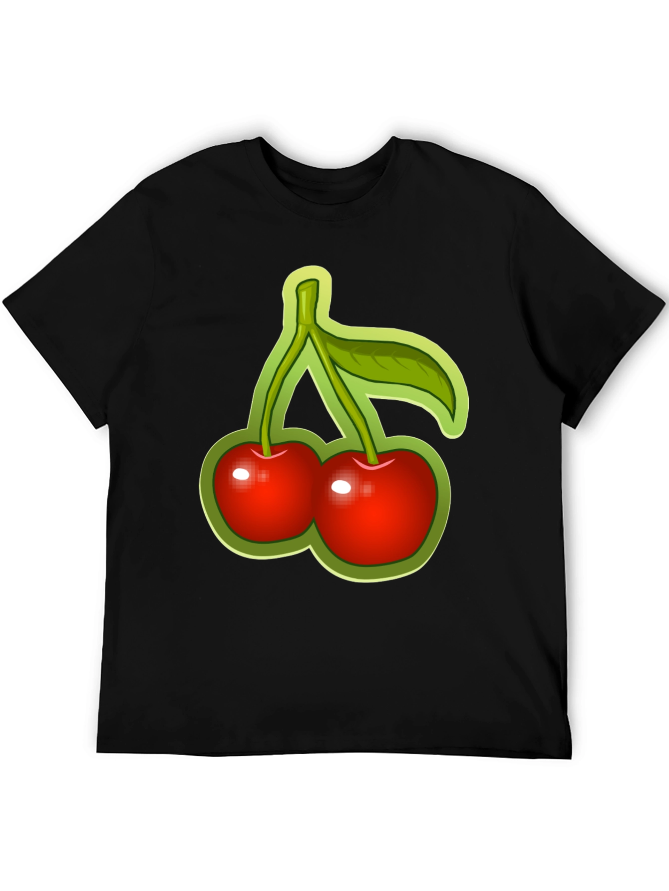 Cherry Graphic Tee - Funky Fruit Design