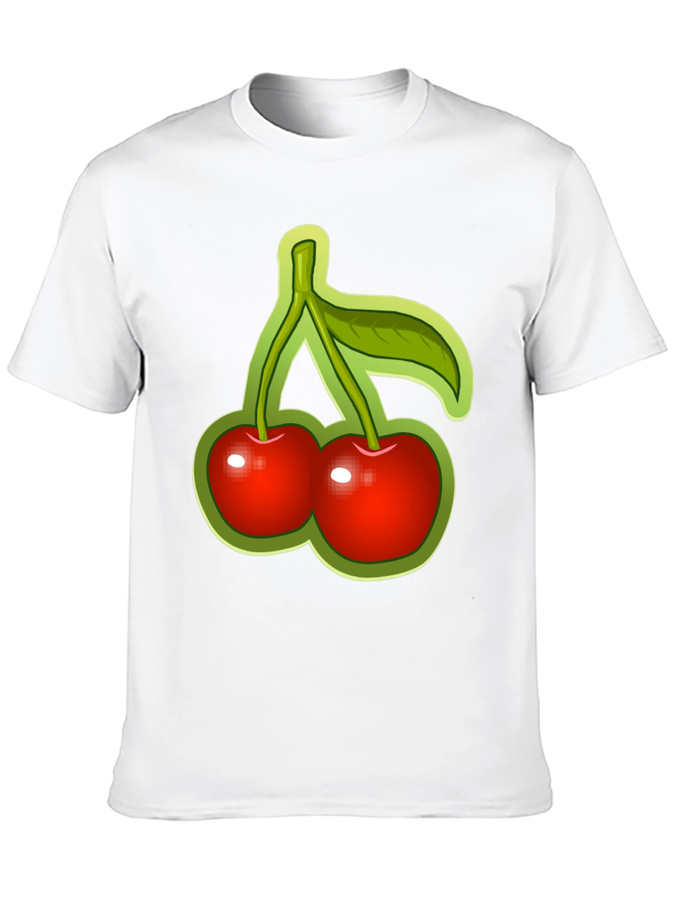 Cherry Graphic Tee - Funky Fruit Design