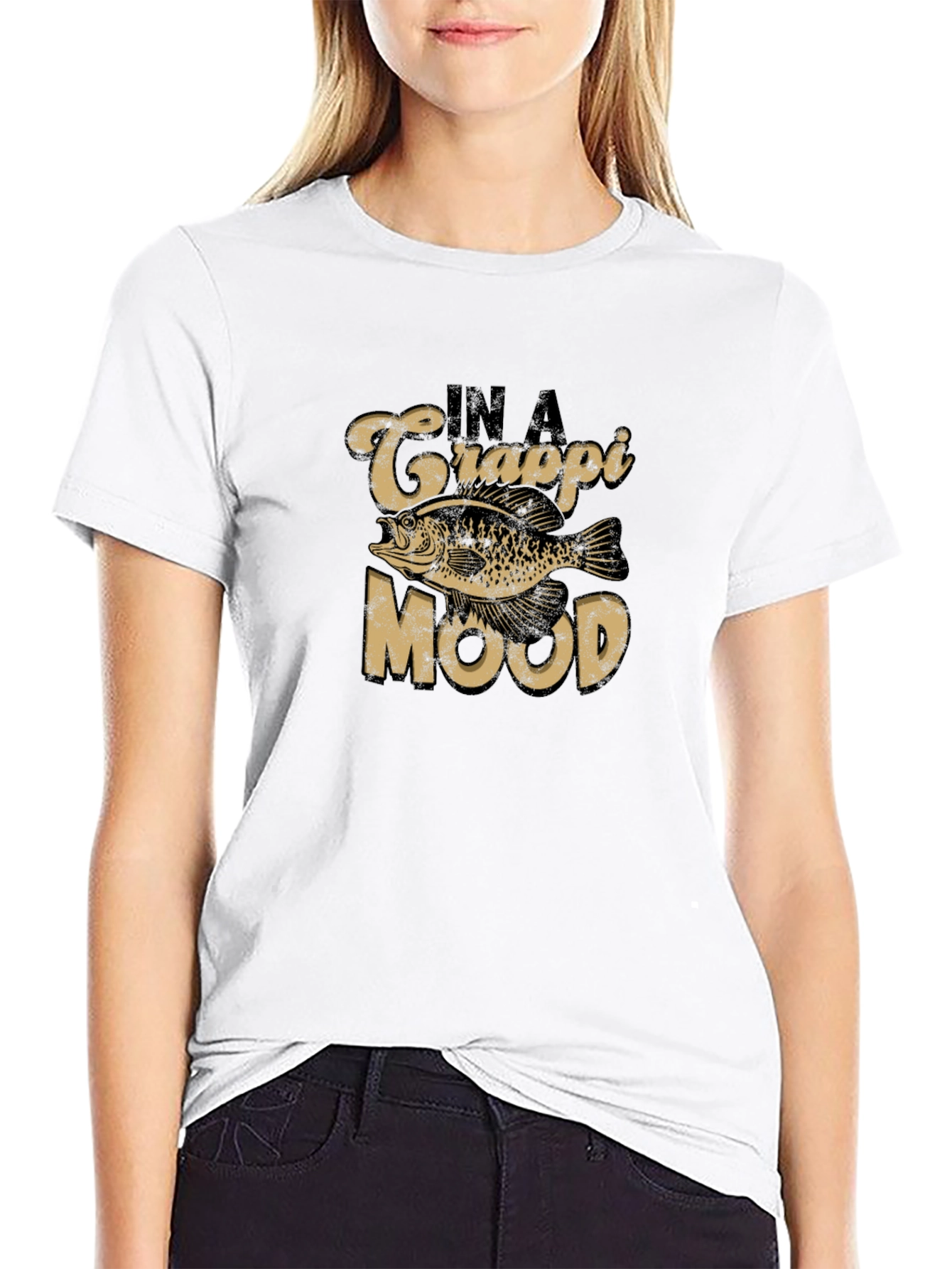 Crappie Mood Graphic Tee - Fishing T-Shirt