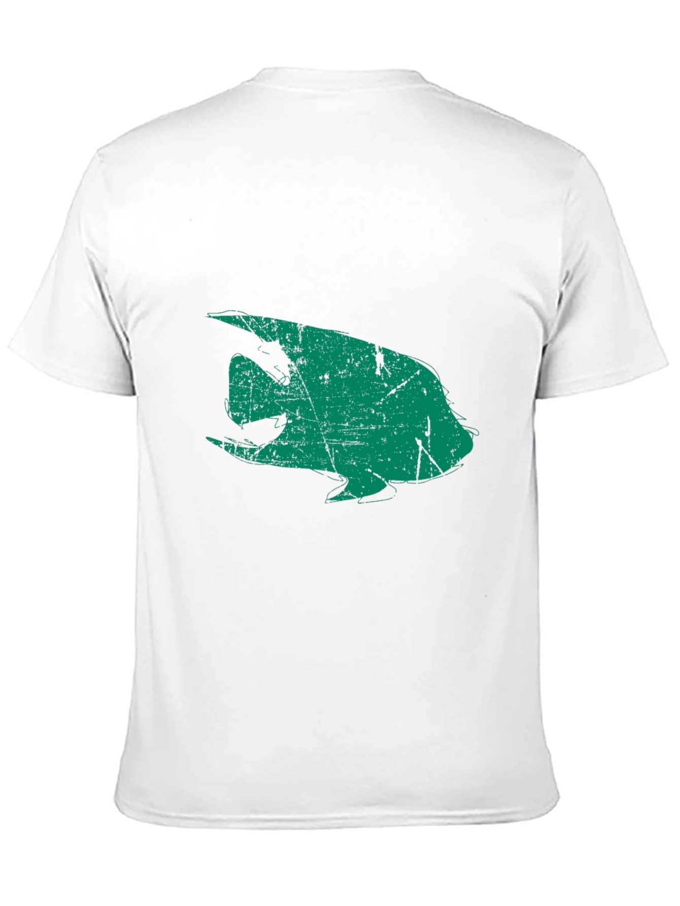 Retro Angelfish Graphic Black T-Shirt