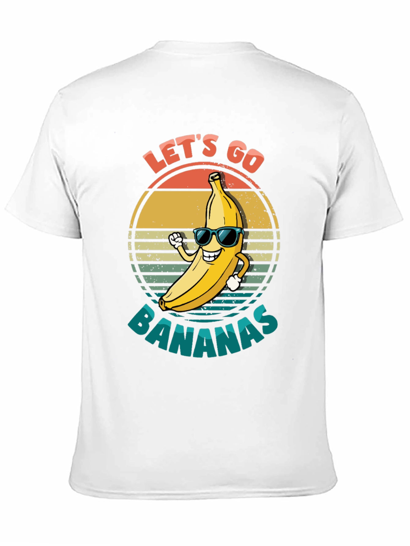 Lets Go Bananas Black Graphic Tee