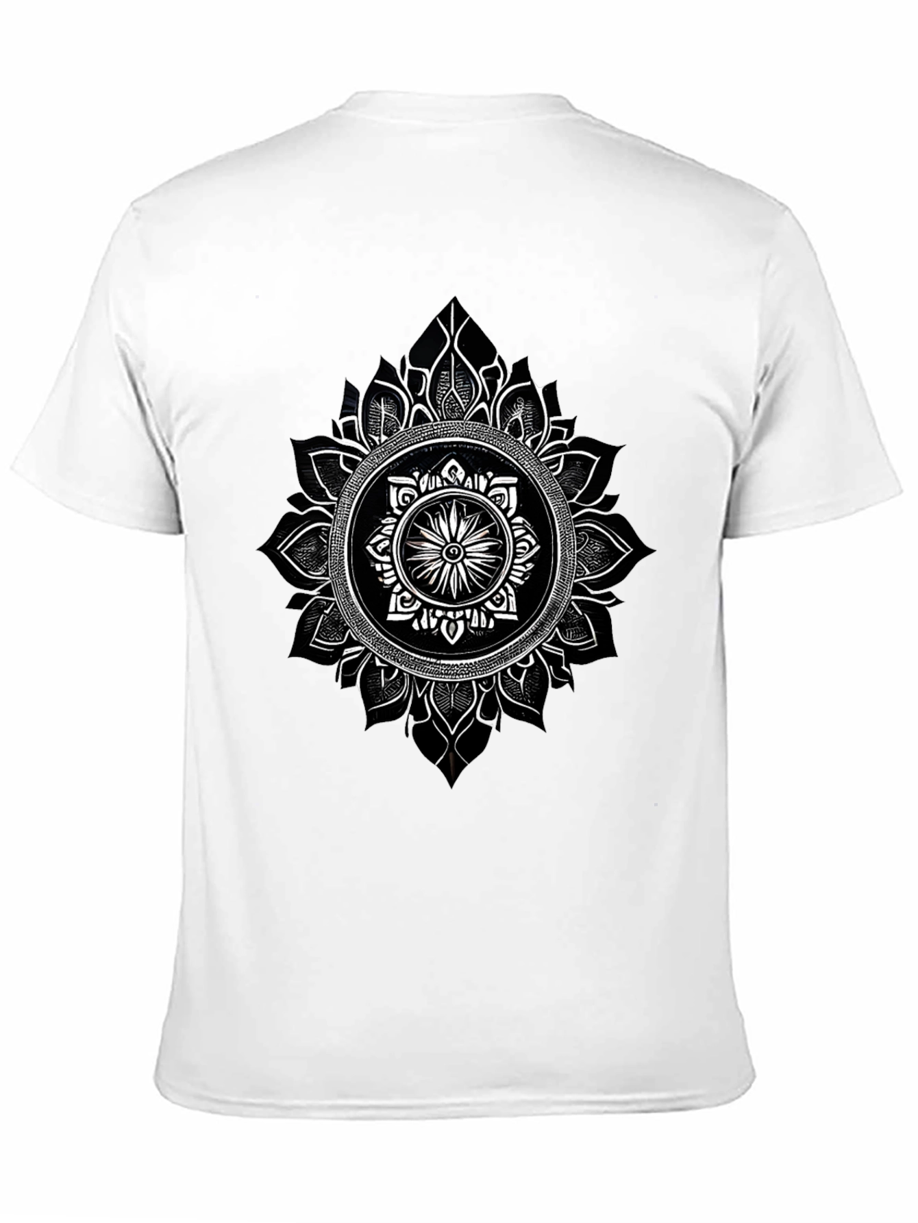 Mandala Graphic Black T-Shirt - Unique Design
