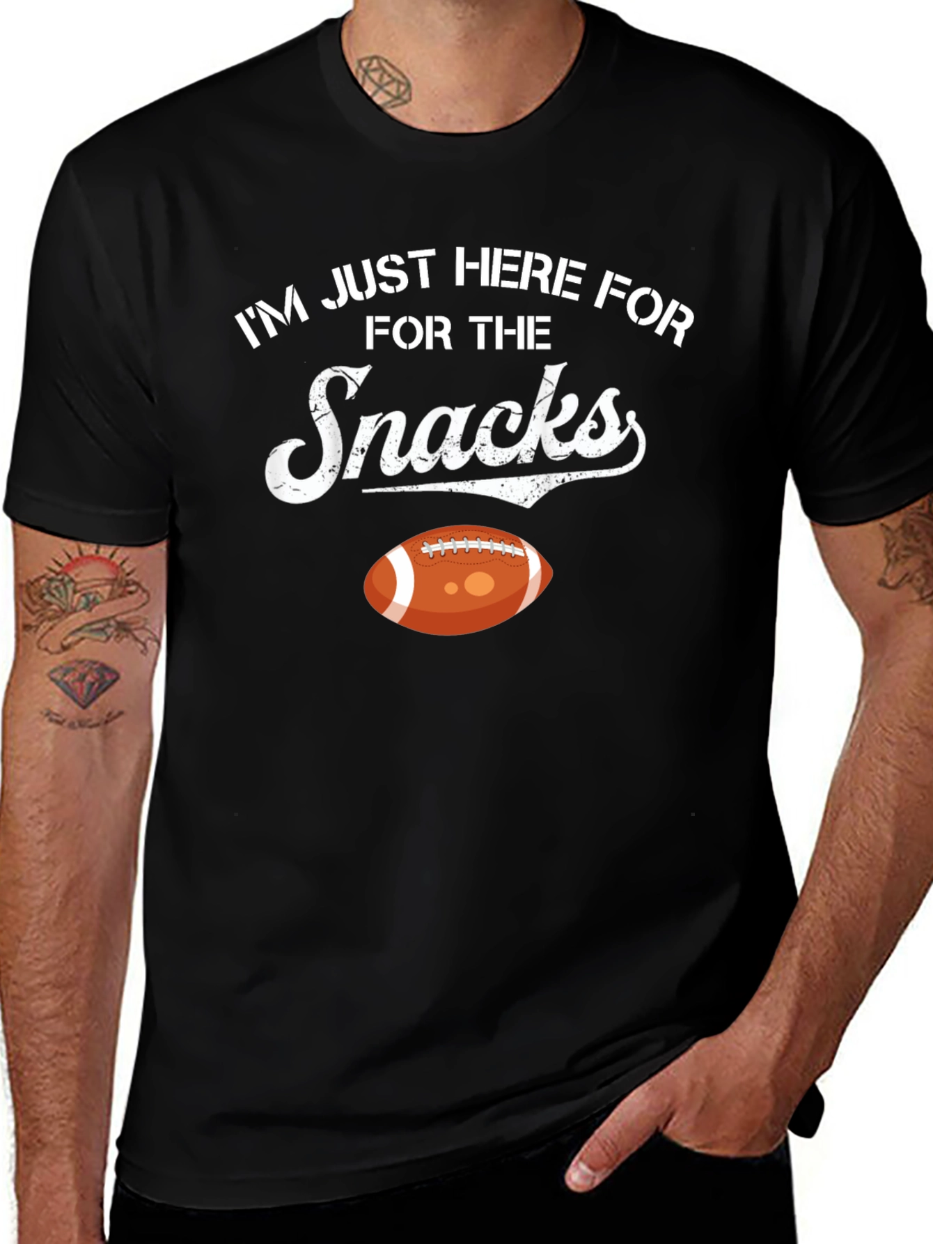 Snacks Football T-Shirt
