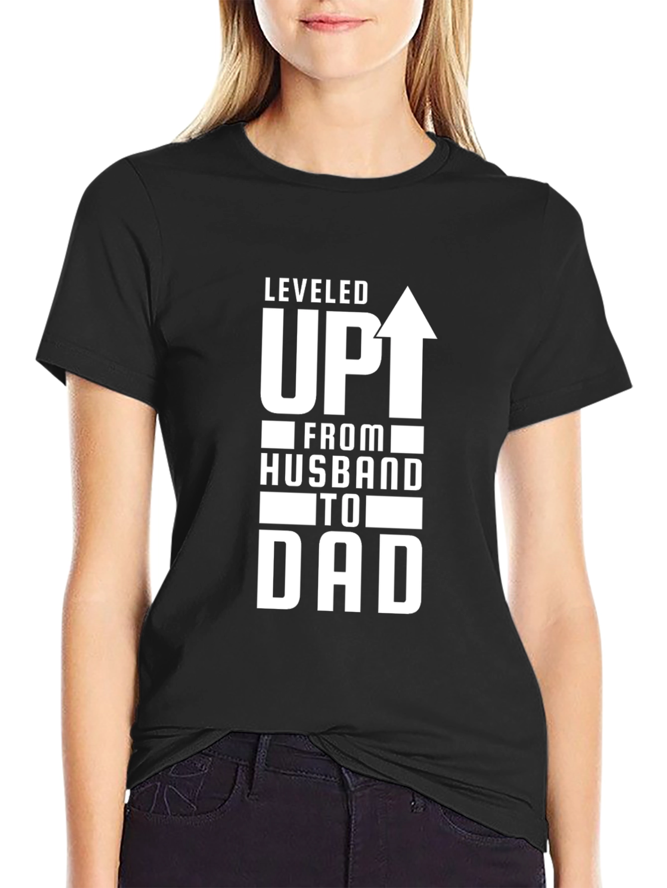 Leveled Up From Husband To Dad T-Shirt