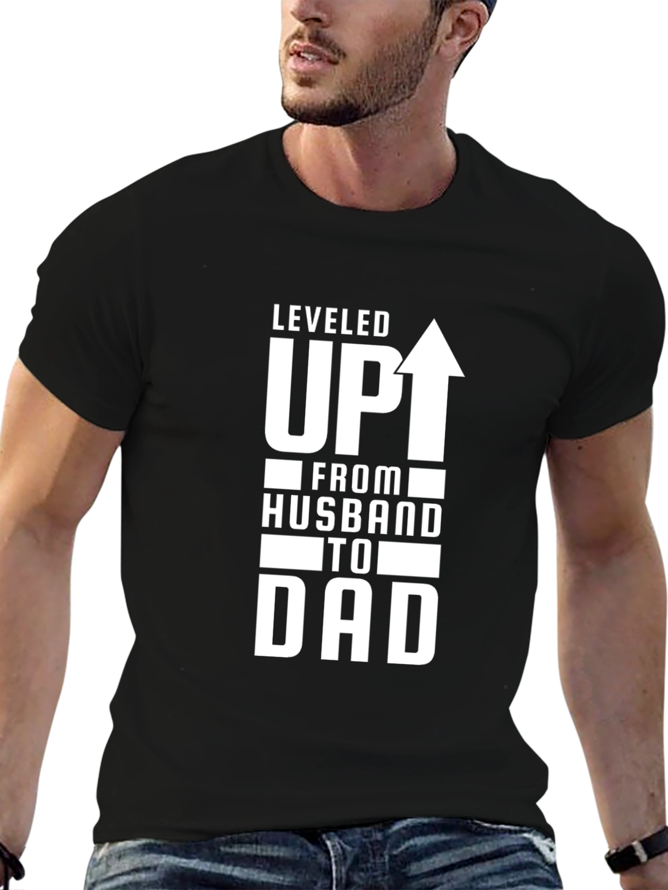 Leveled Up From Husband To Dad T-Shirt