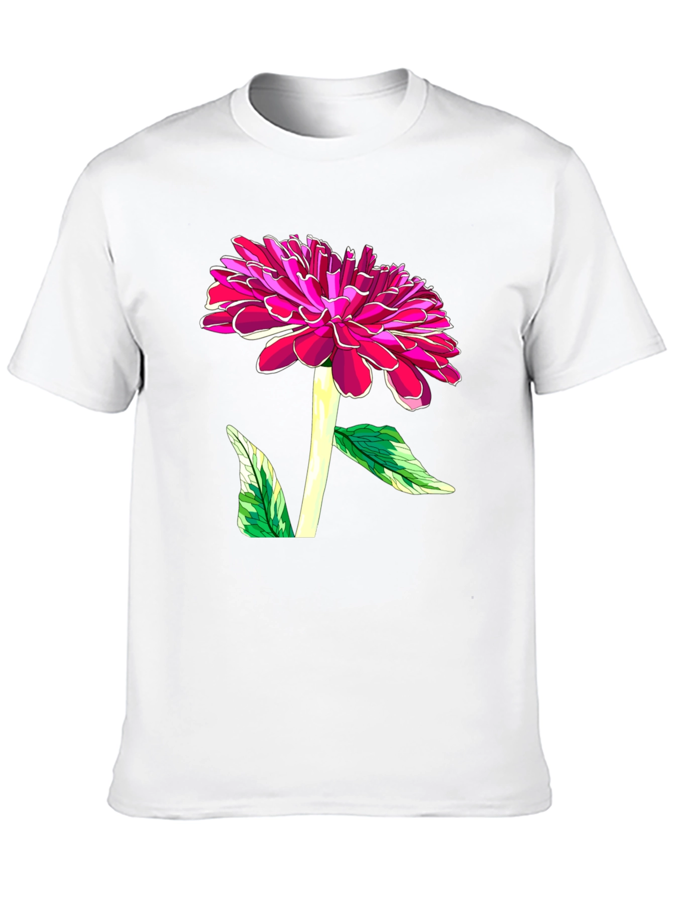Floral Graphic Tee - Bold Flower Design