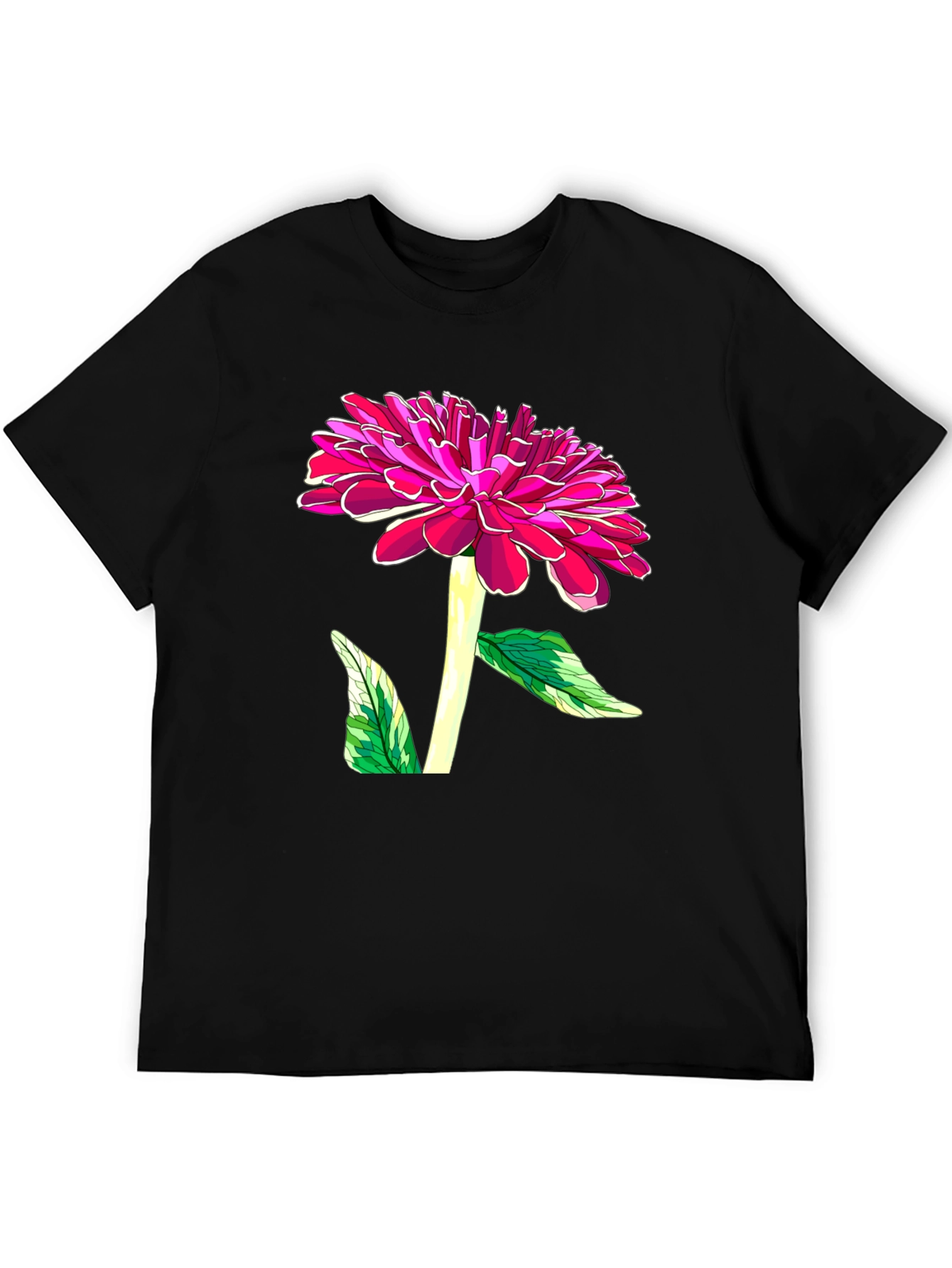 Floral Graphic Tee - Bold Flower Design