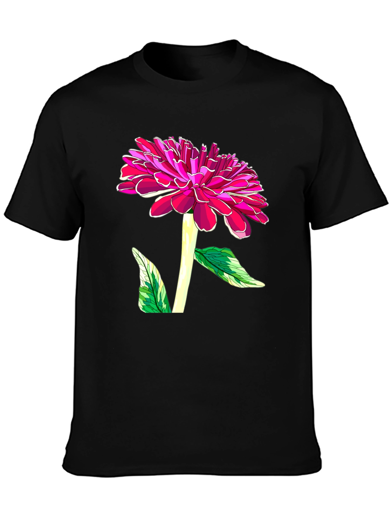 Floral Graphic Tee - Bold Flower Design