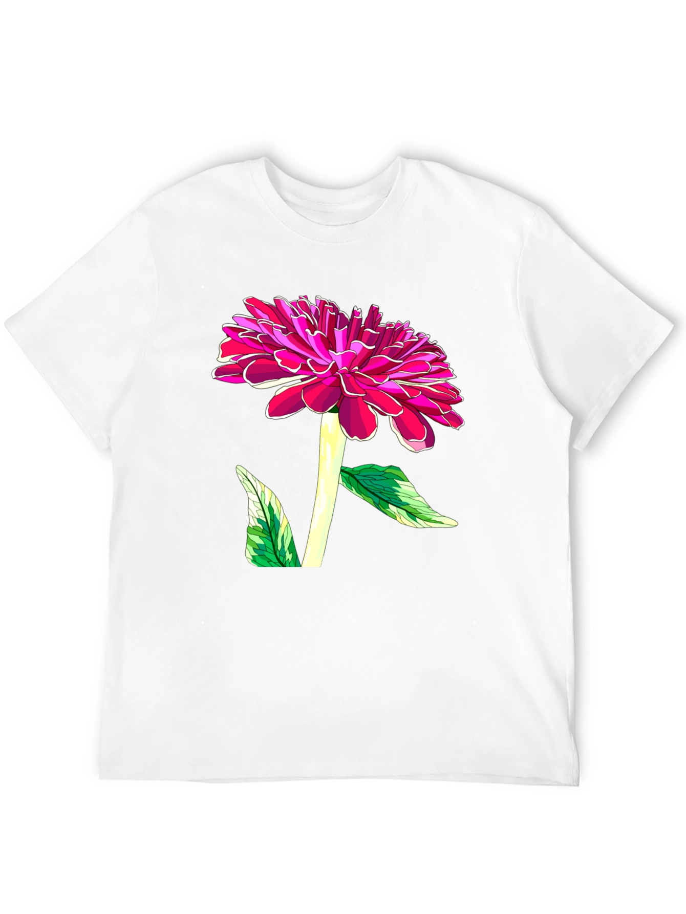 Floral Graphic Tee - Bold Flower Design
