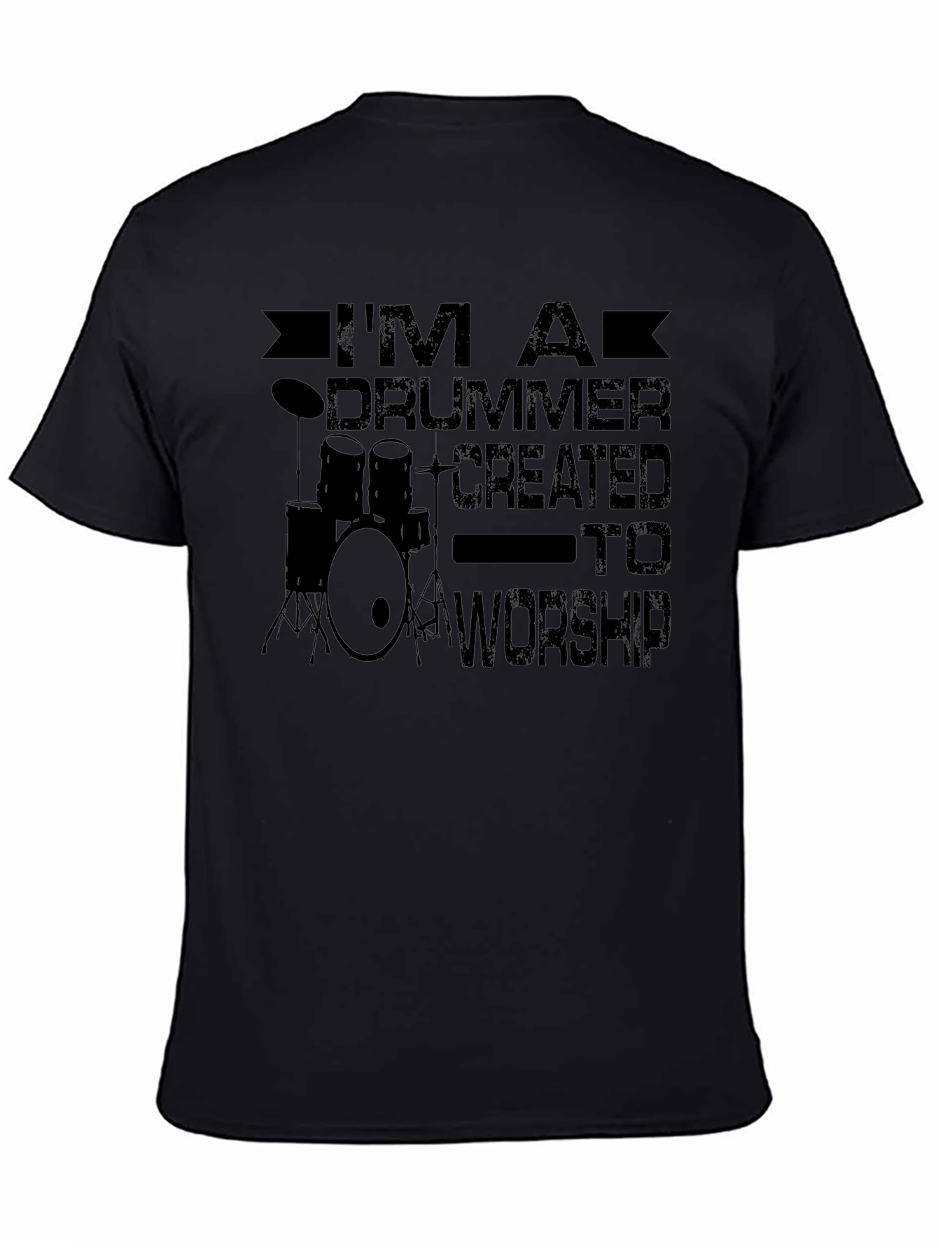 Drummer Worship T-Shirt - Music Lover Apparel