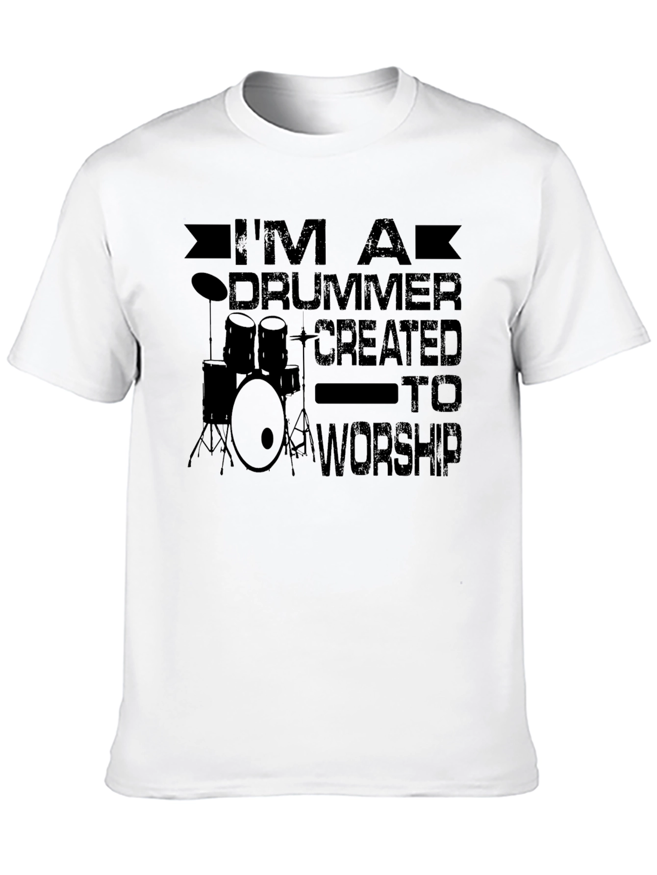 Drummer Worship T-Shirt - Music Lover Apparel