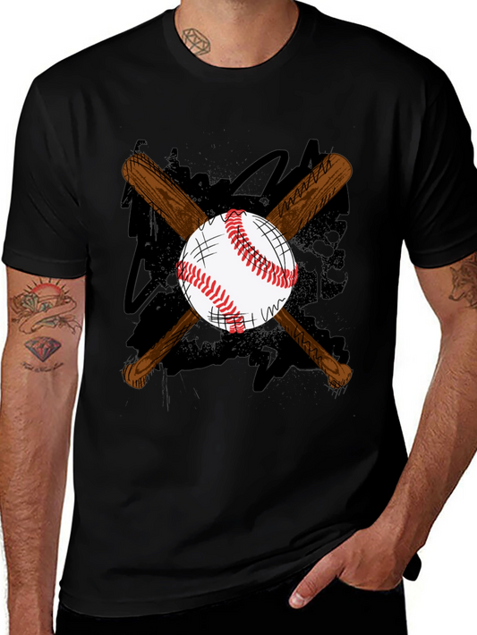 Baseball Bats and Ball Graphic T-Shirt