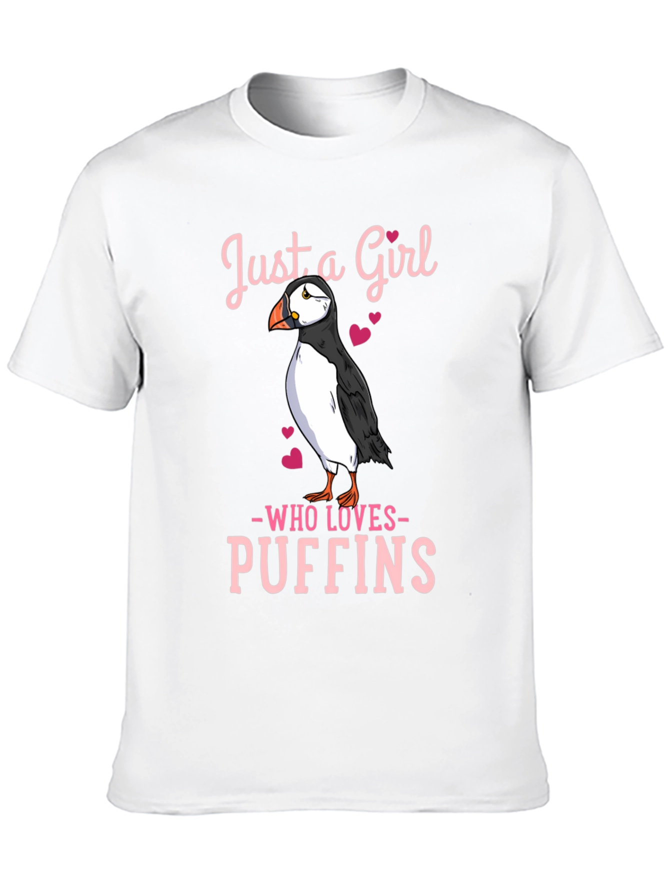 Just a Girl Who Loves Puffins T-Shirt