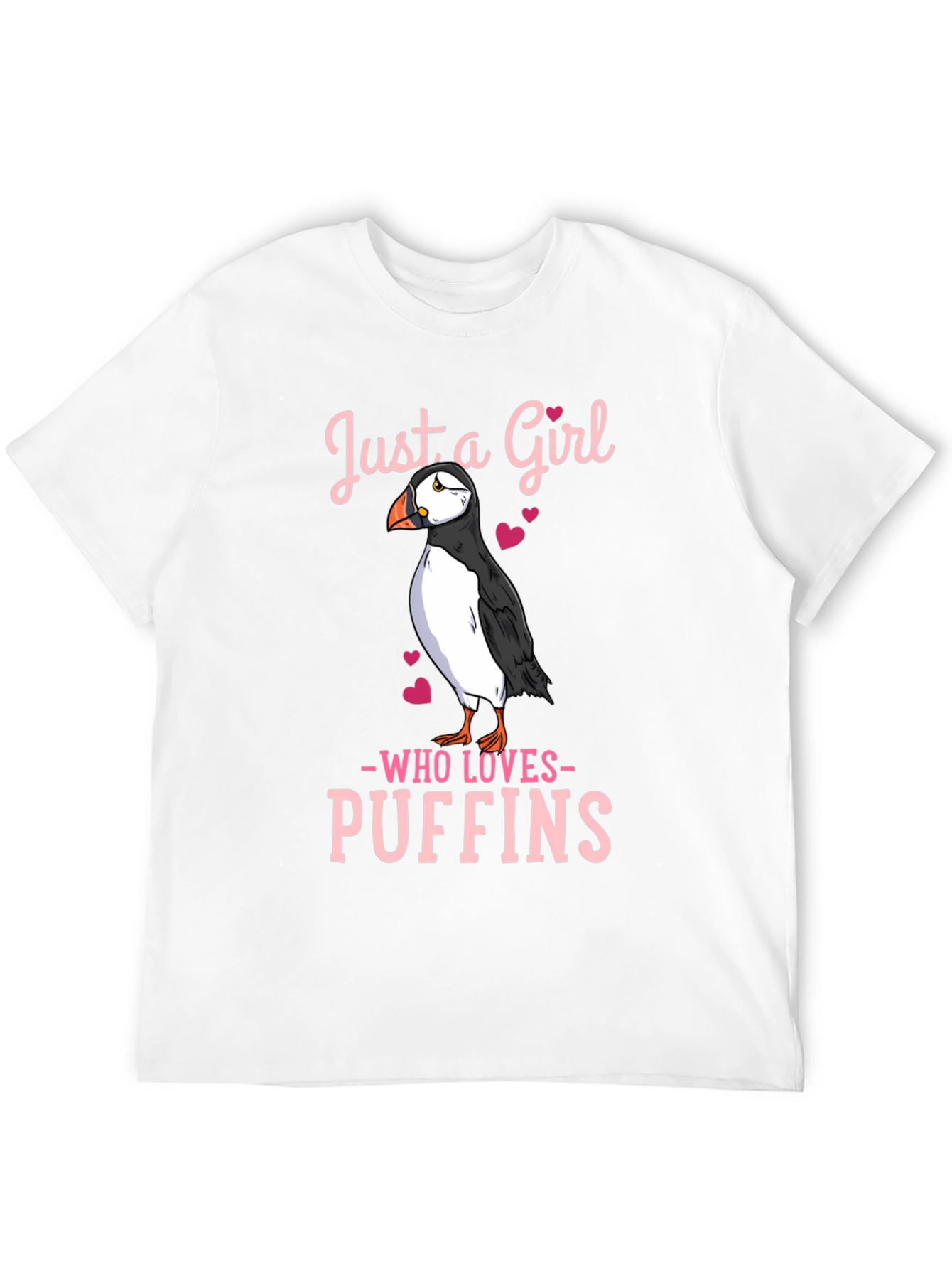 Just a Girl Who Loves Puffins T-Shirt