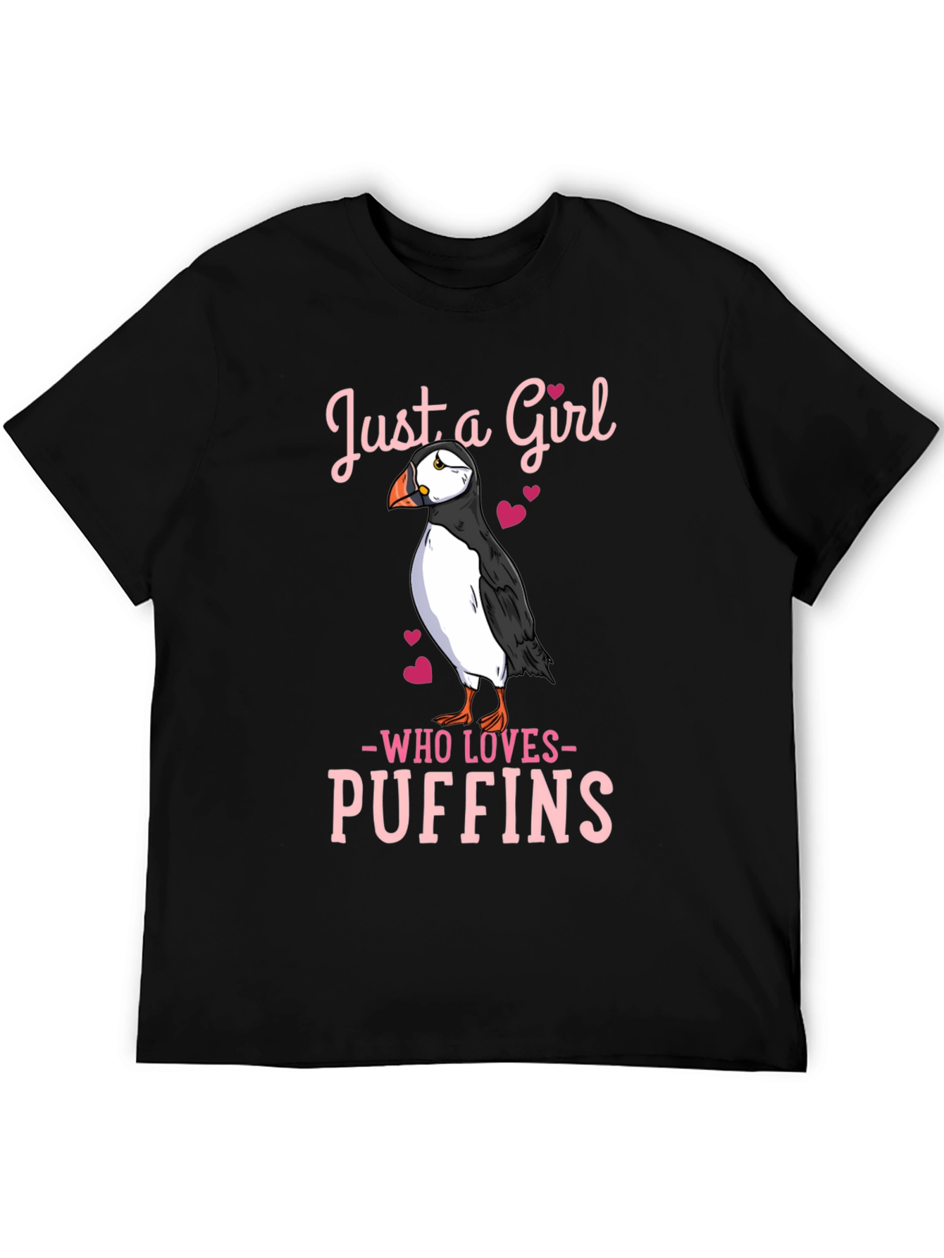Just a Girl Who Loves Puffins T-Shirt