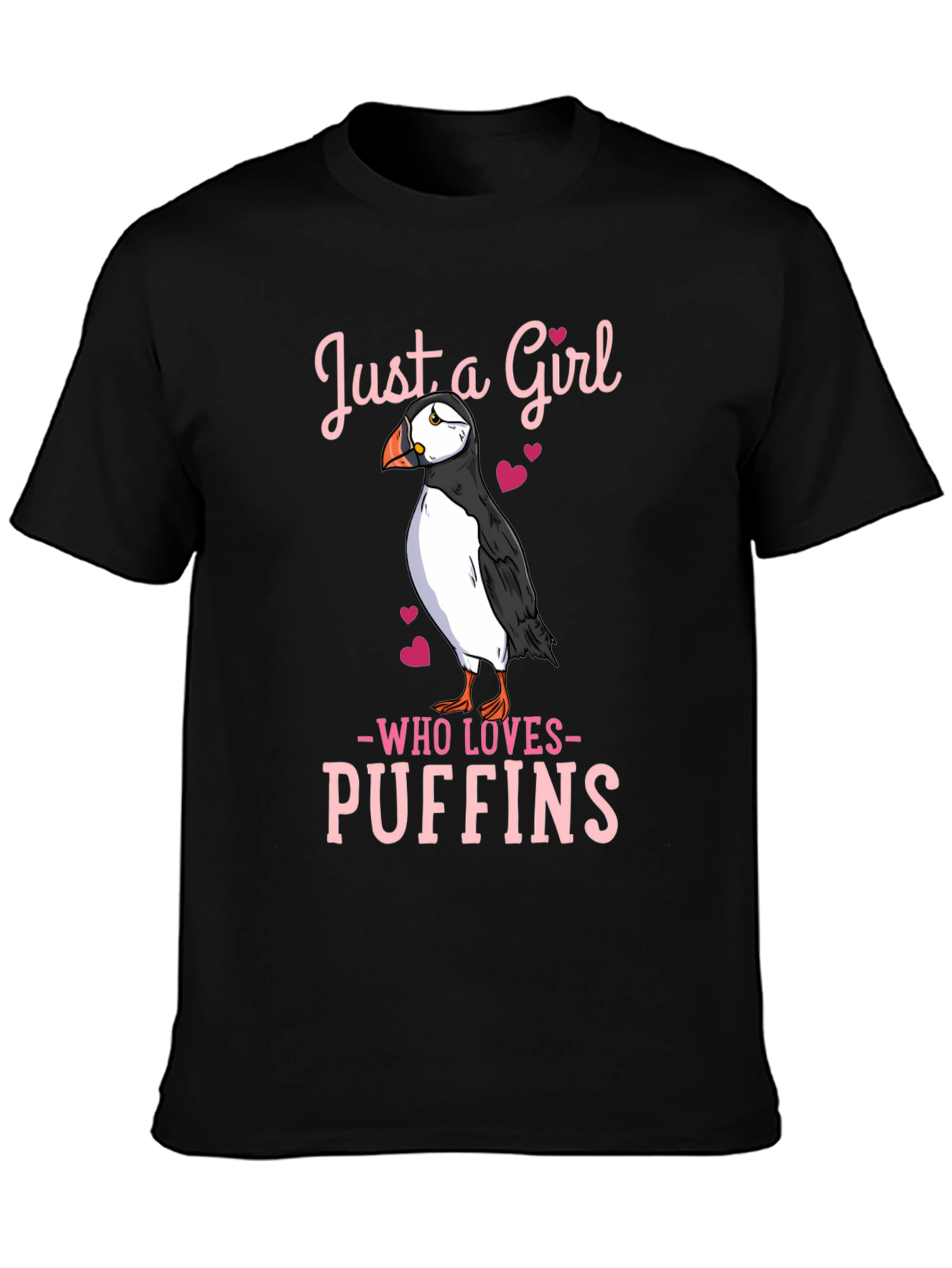 Just a Girl Who Loves Puffins T-Shirt