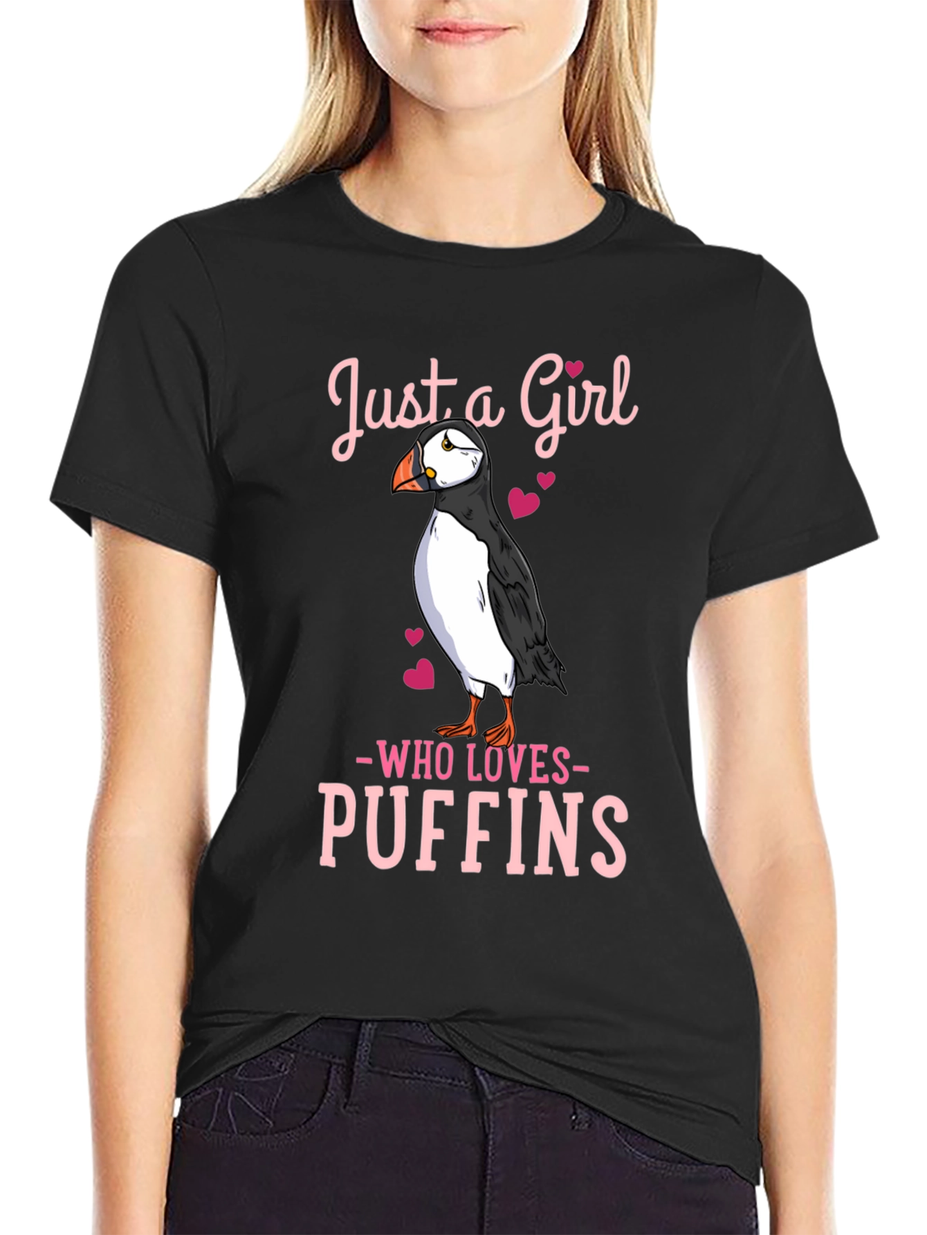 Just a Girl Who Loves Puffins T-Shirt