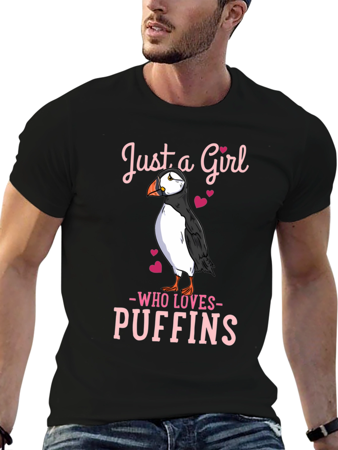 Just a Girl Who Loves Puffins T-Shirt