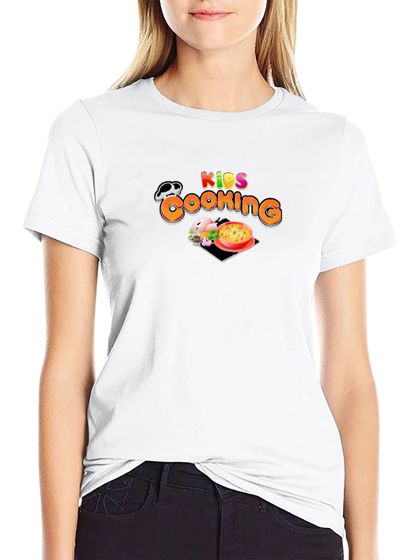 Kids Cooking T-Shirt - Black