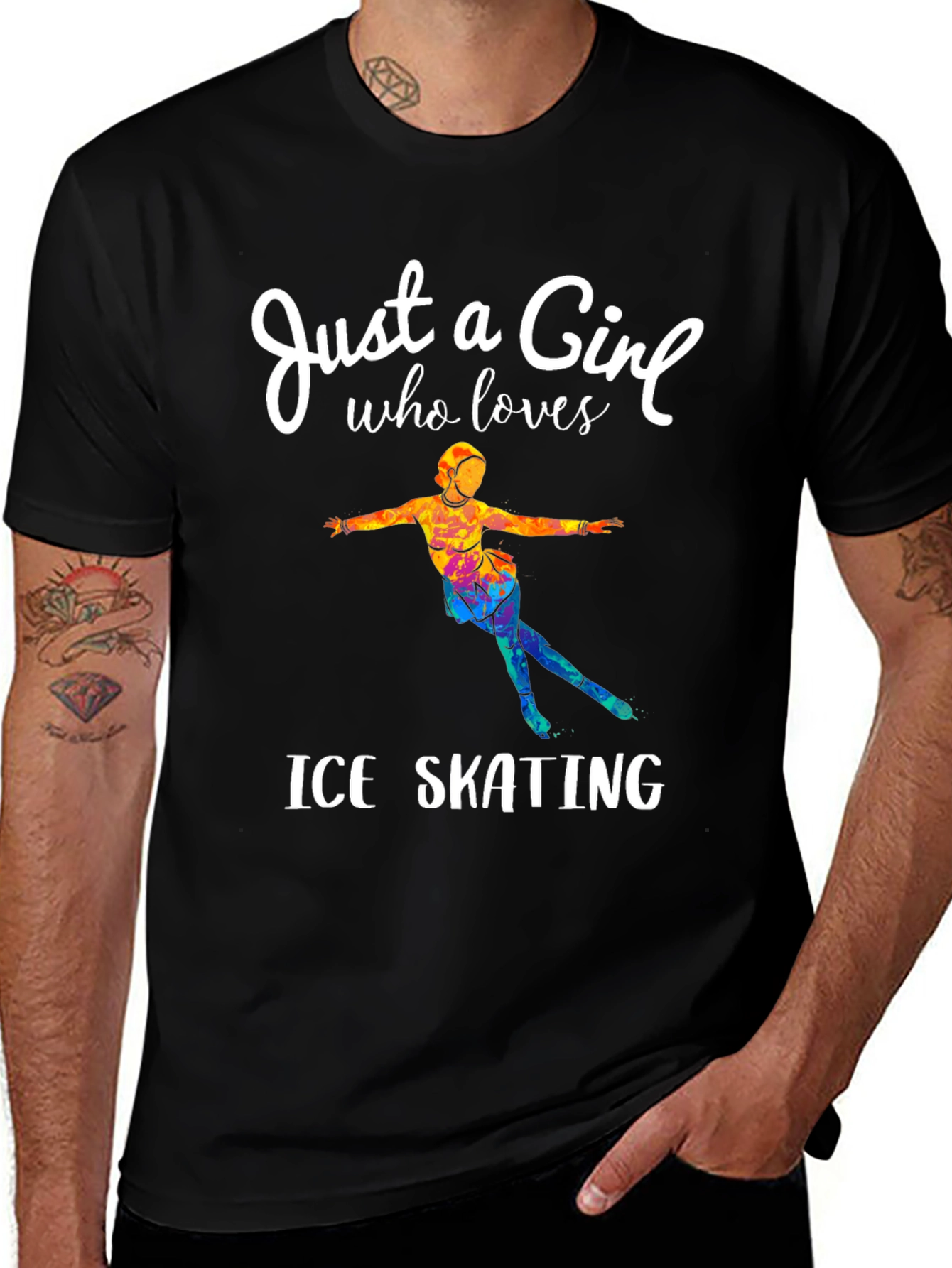 Ice Skating Girl T-Shirt - Figure Skater Gift