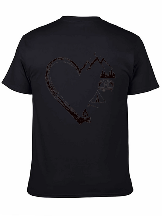 Camping Heart T-Shirt