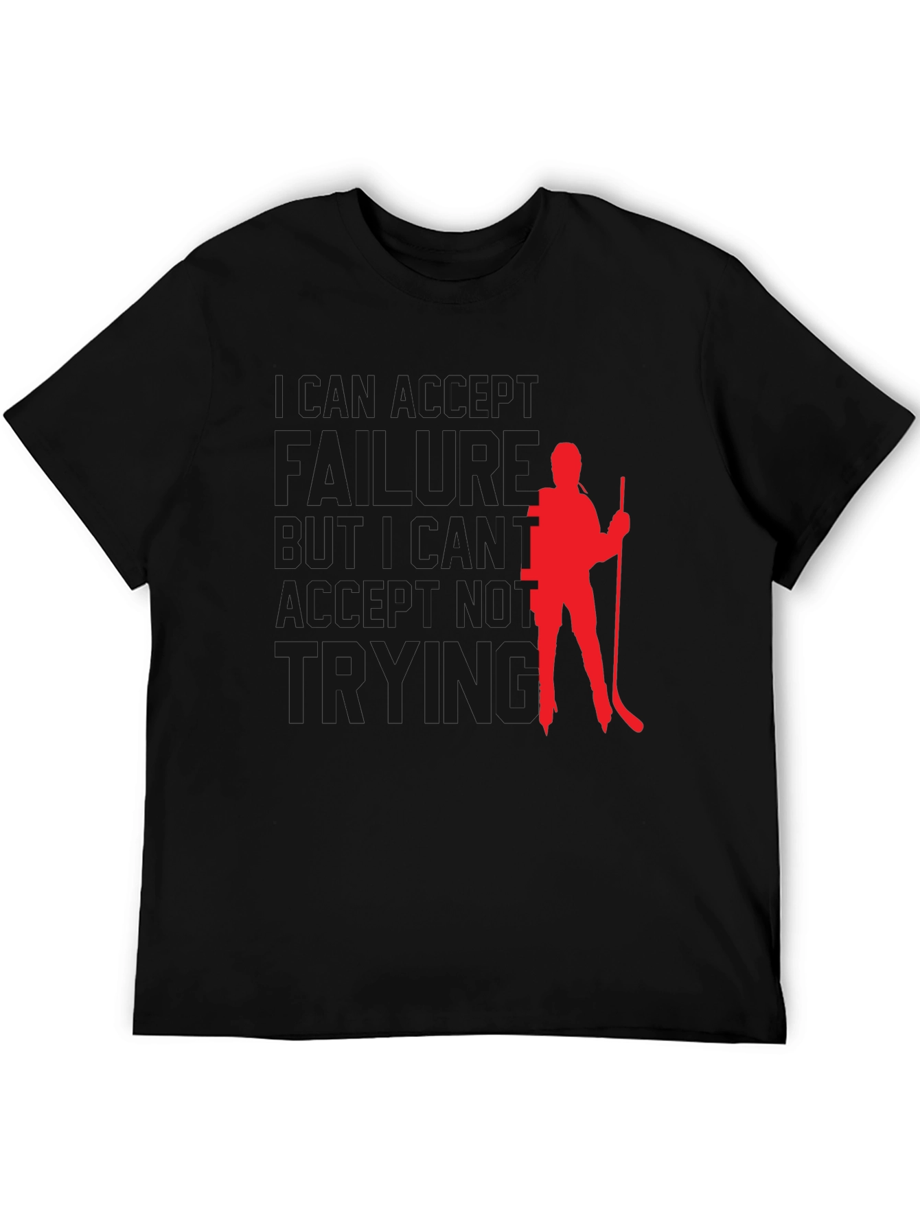 Hockey Player Silhouette T-Shirt