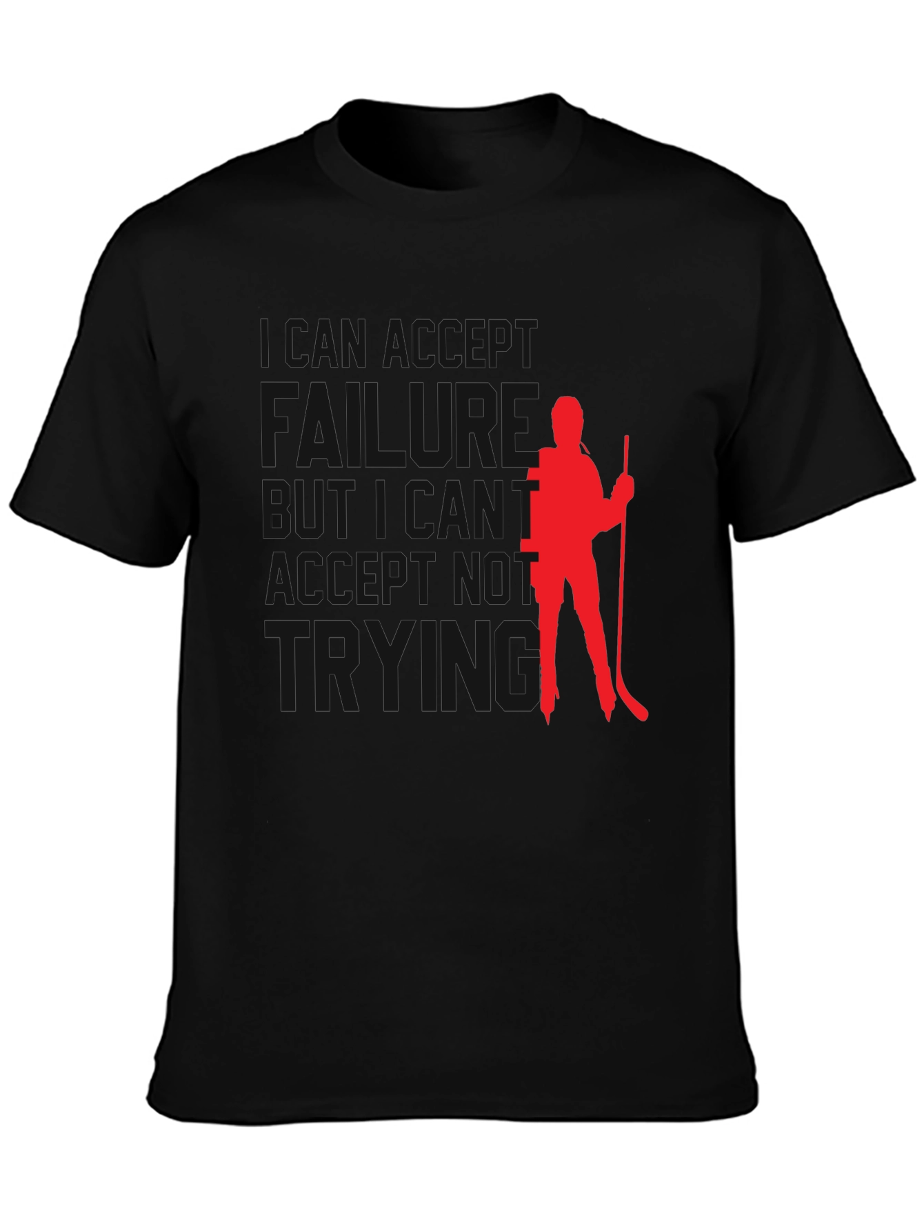 Hockey Player Silhouette T-Shirt