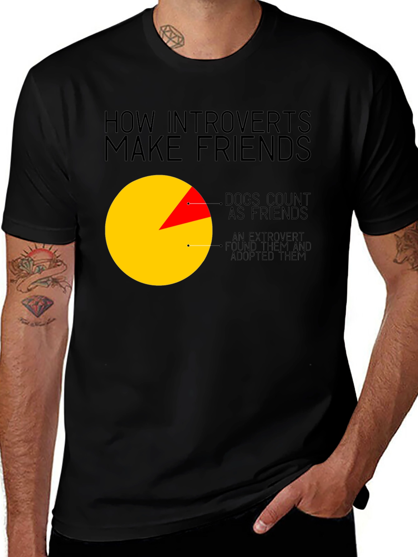 Introvert Humor T-Shirt - How Introverts Make Friends