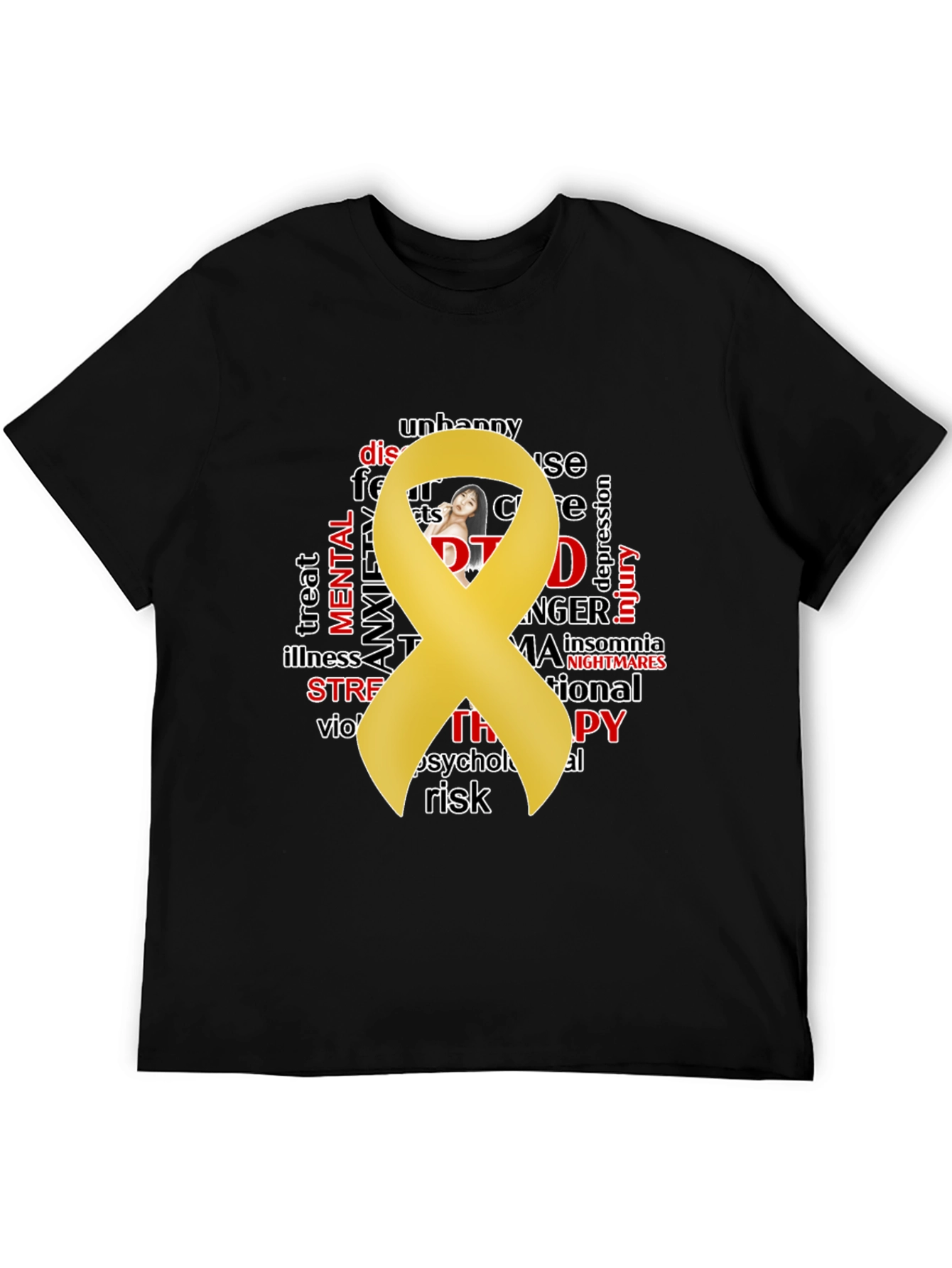 Mental Health Awareness T-Shirt - Black