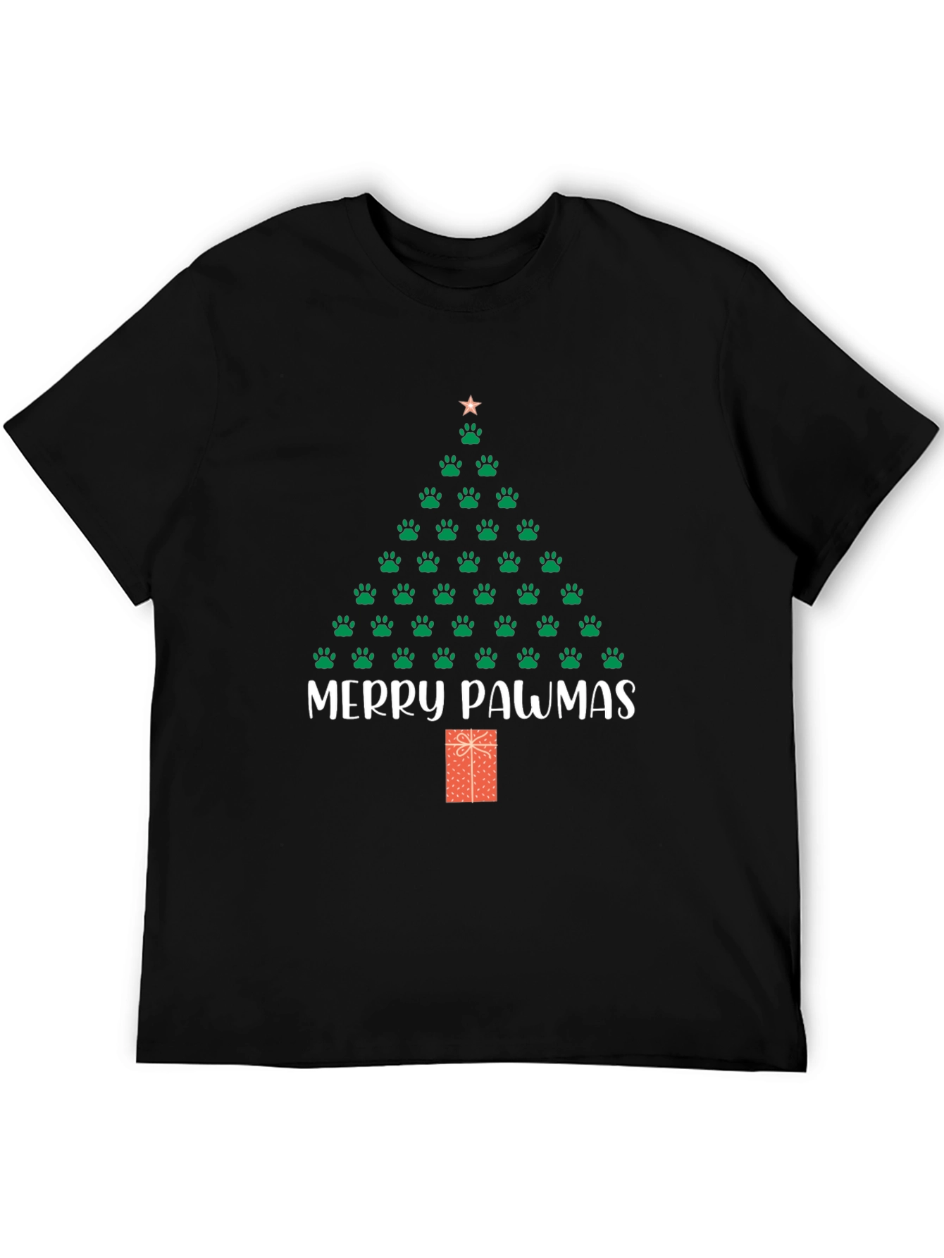 Merry Pawmas Christmas T-Shirt