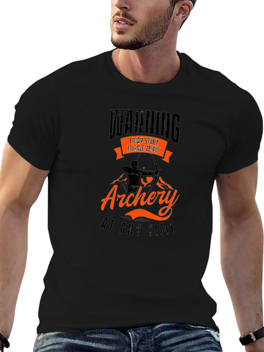 Archery Warning Graphic T-Shirt