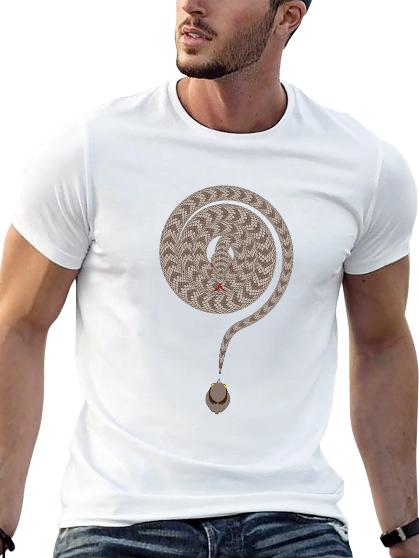 Rattlesnake Question Mark Graphic Tee
