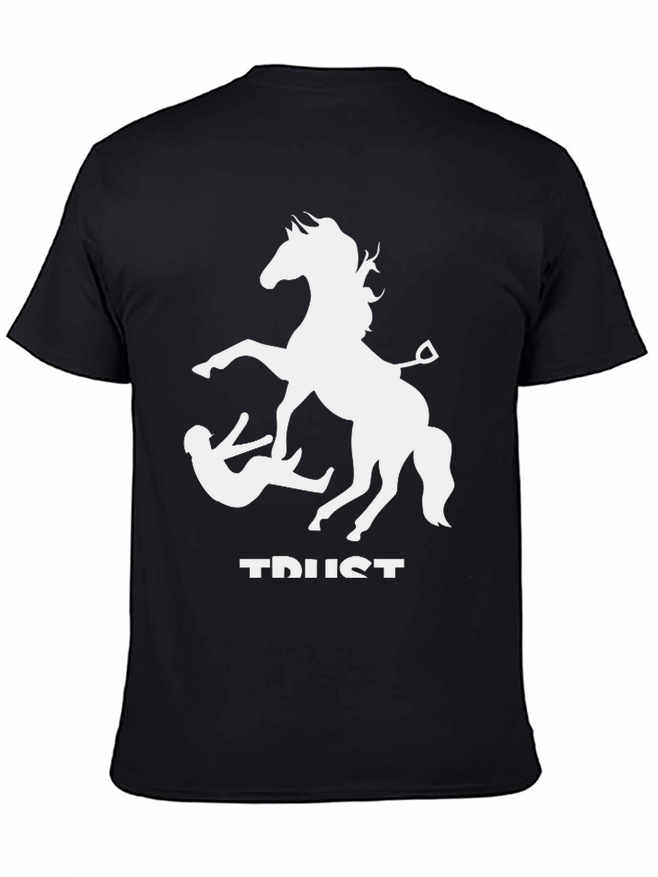 Trust Fall T-Shirt - Funny Horse Graphic Tee