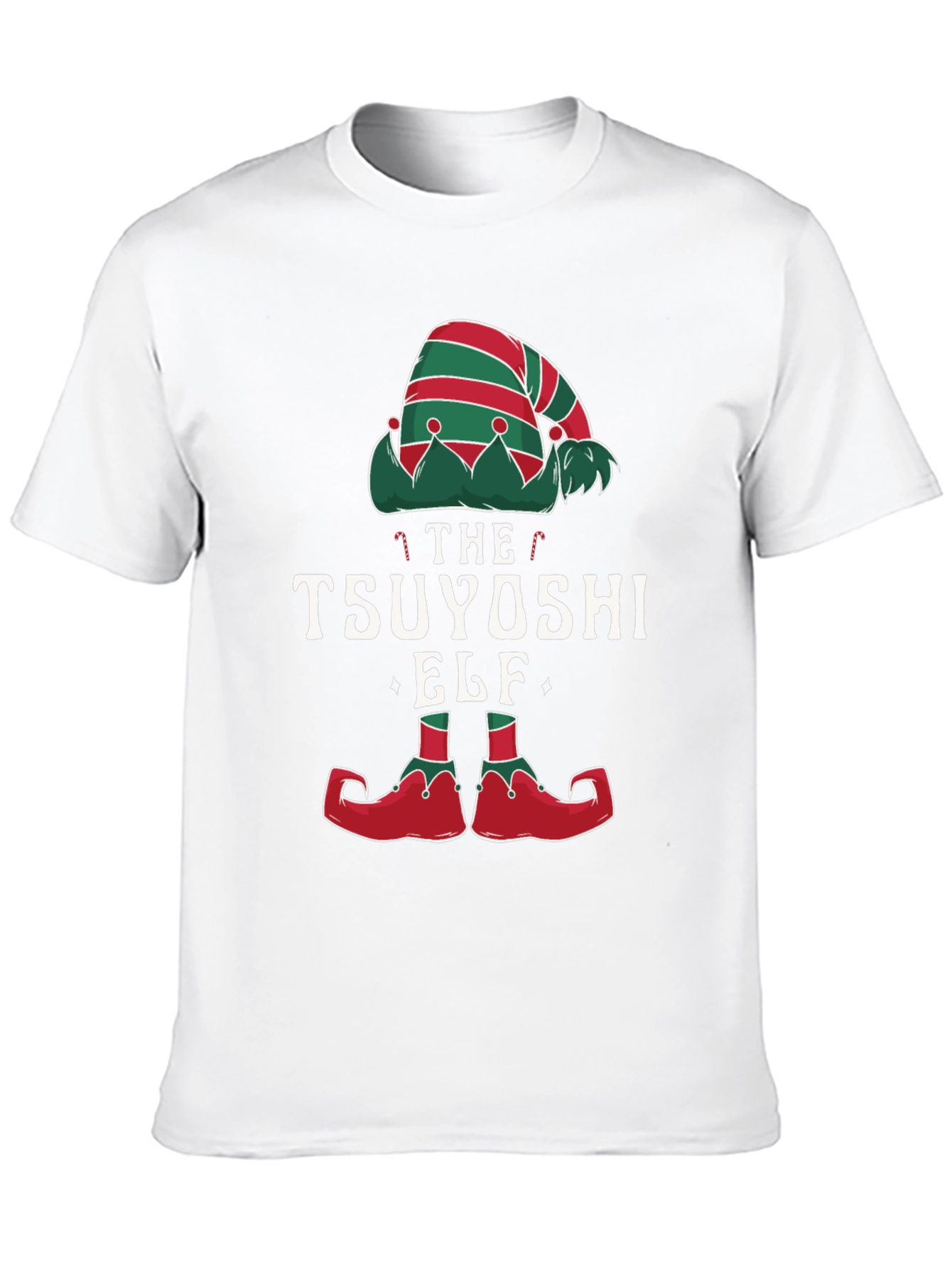 Tsuyoshi The Elf Graphic T-Shirt - Christmas Holiday Tee