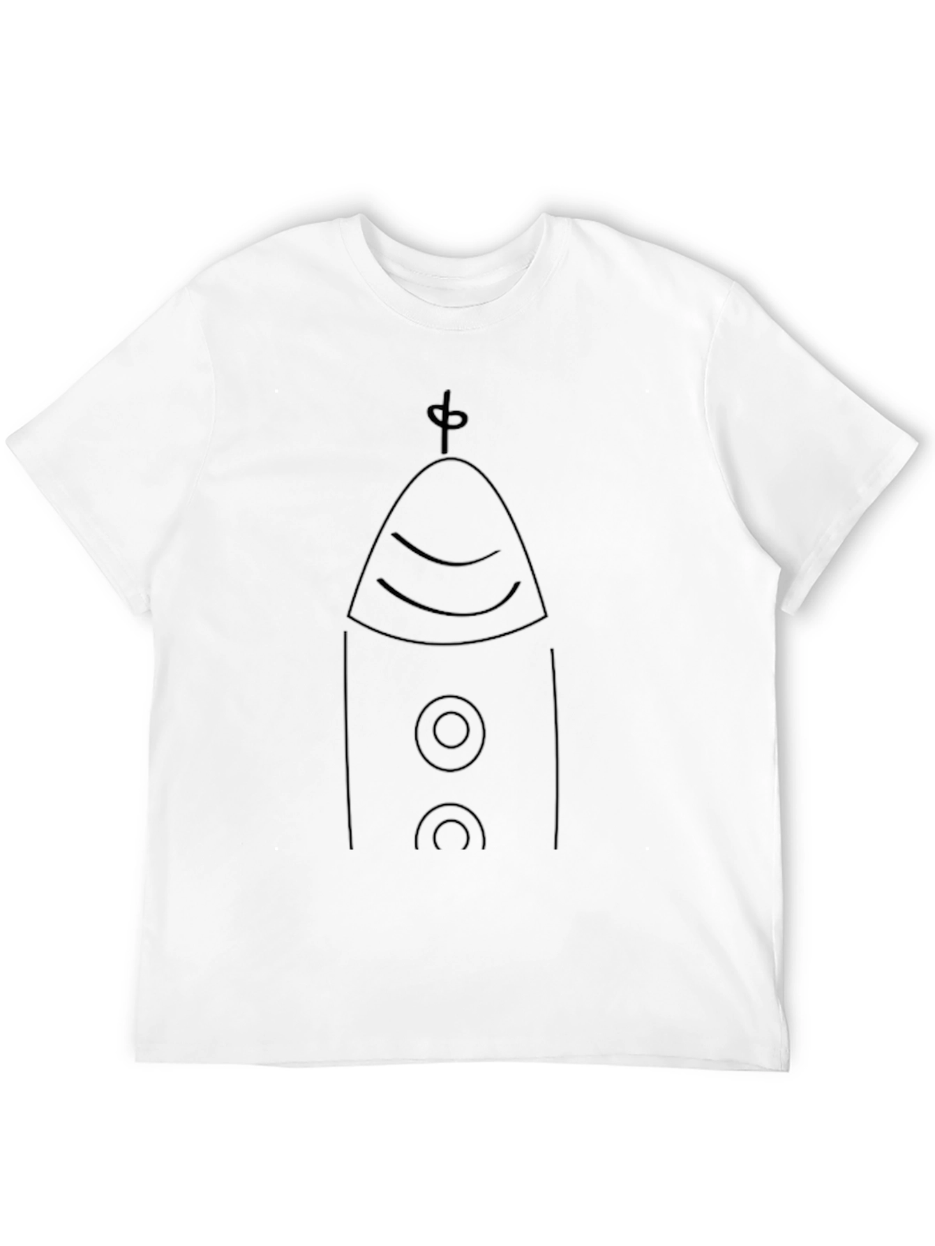 Geometric Rocket T-Shirt