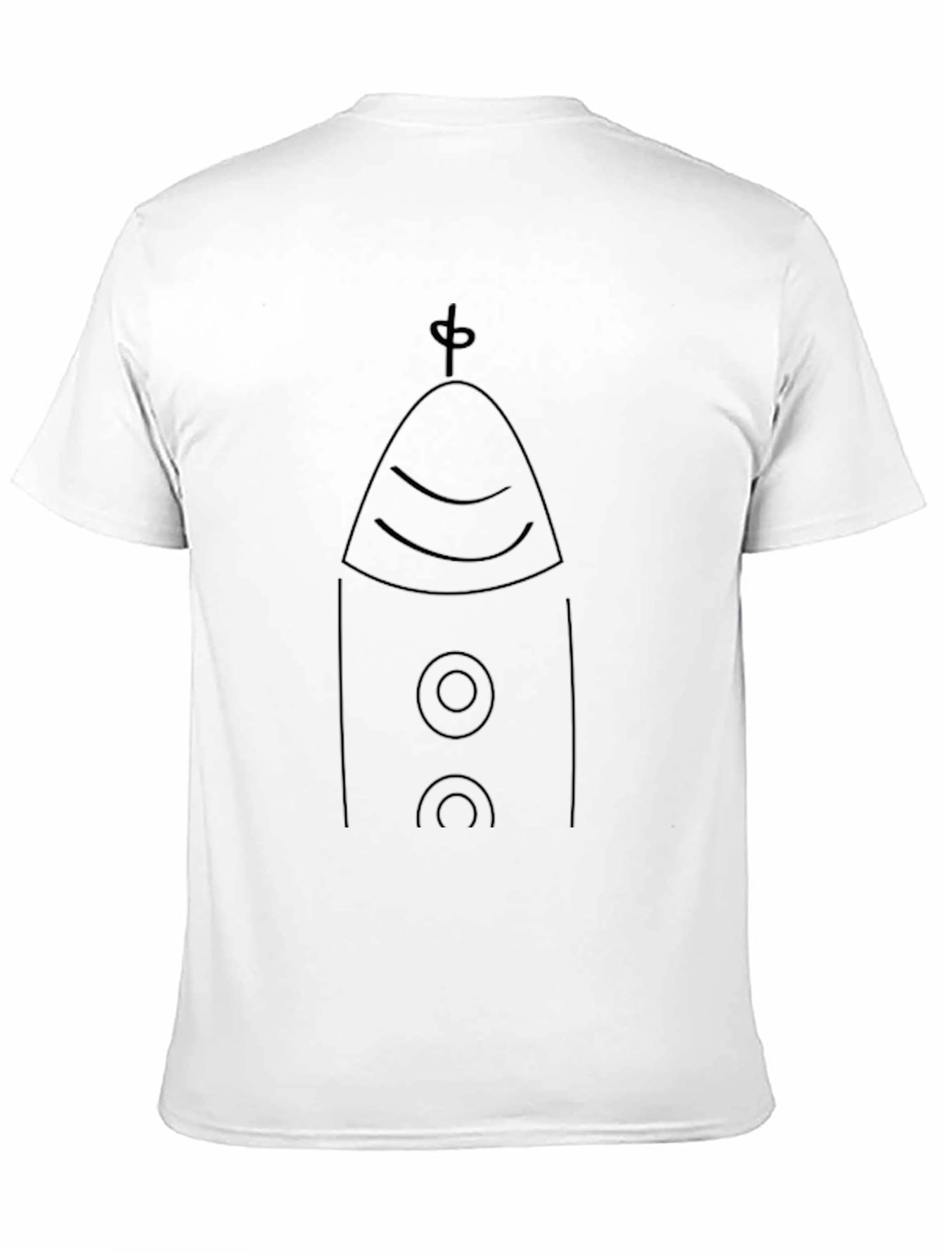 Geometric Rocket T-Shirt