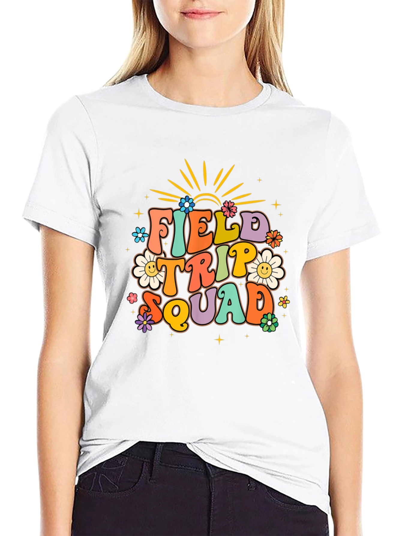 Field Trip Squad Retro Graphic T-Shirt