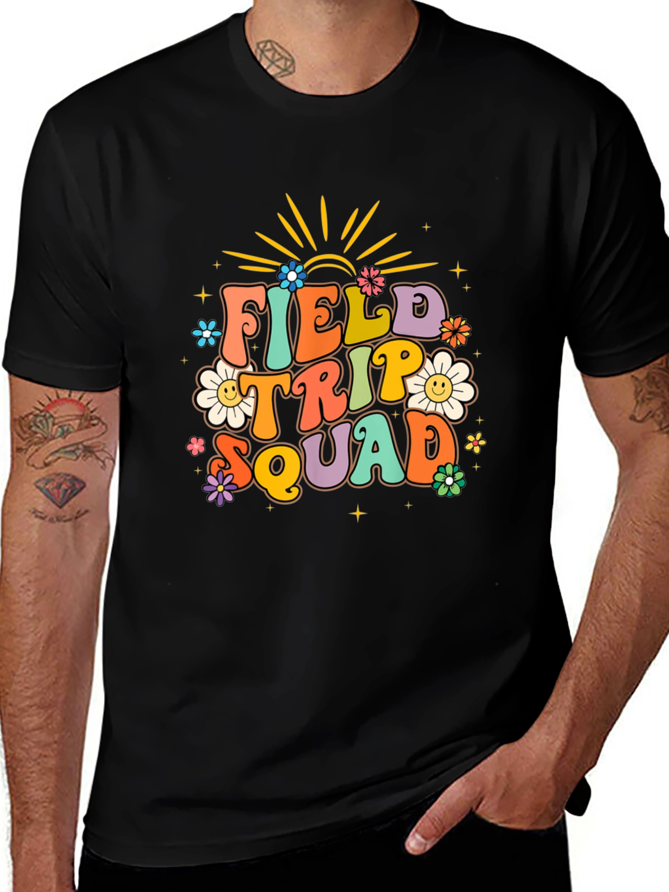 Field Trip Squad Retro Graphic T-Shirt