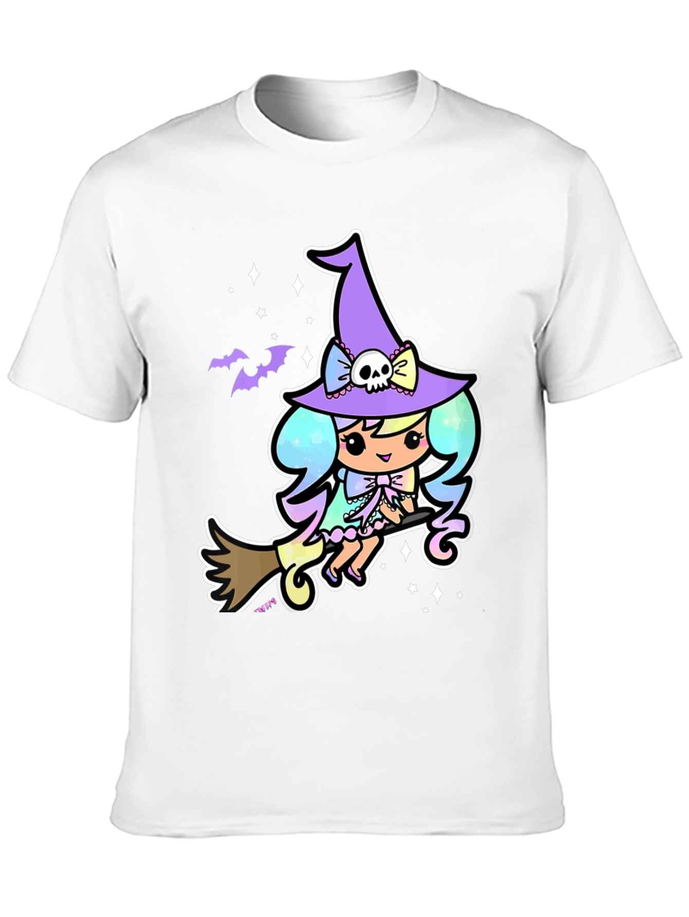 Kawaii Witch T-Shirt - Pastel Goth Style