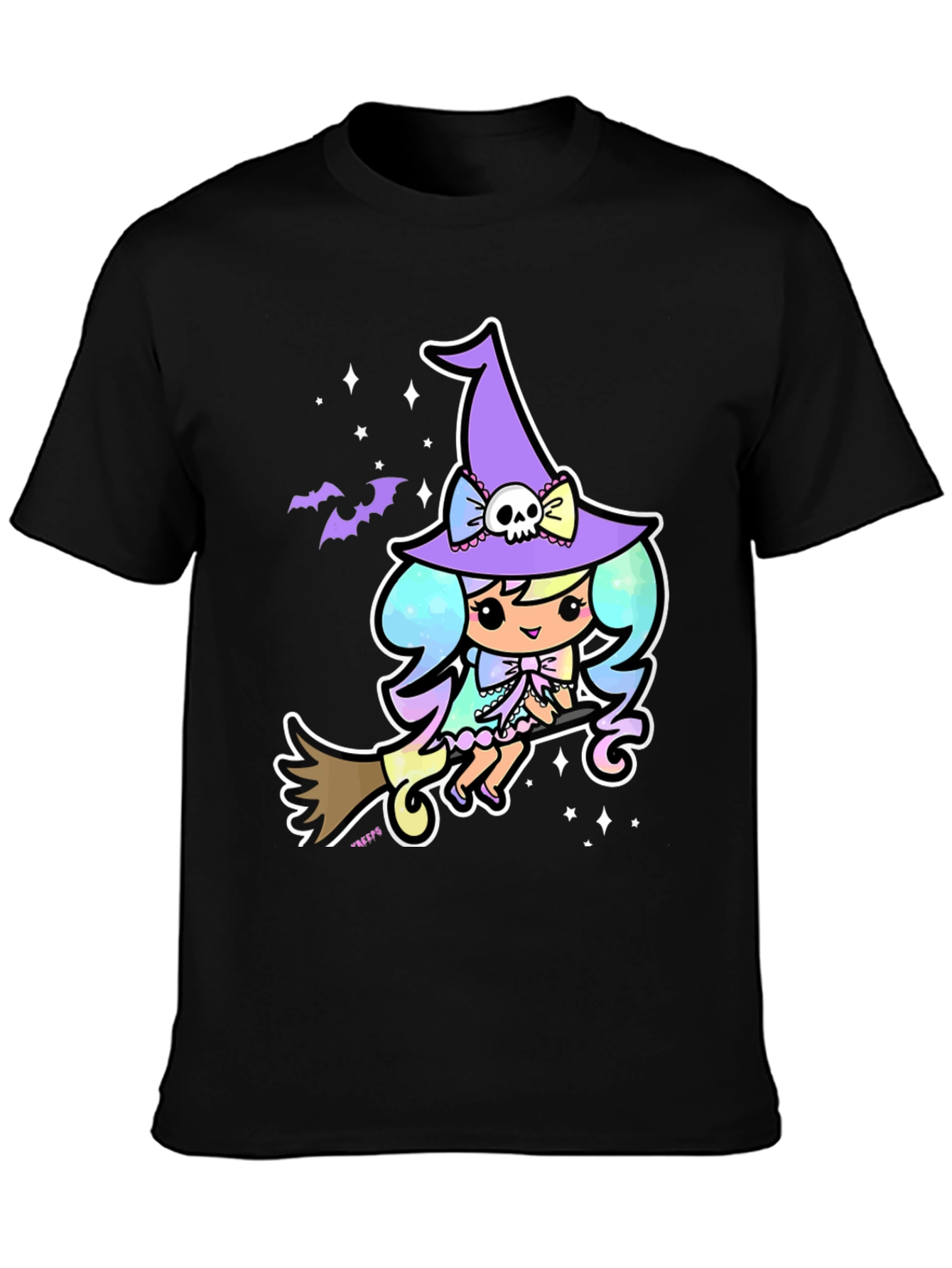 Kawaii Witch T-Shirt - Pastel Goth Style