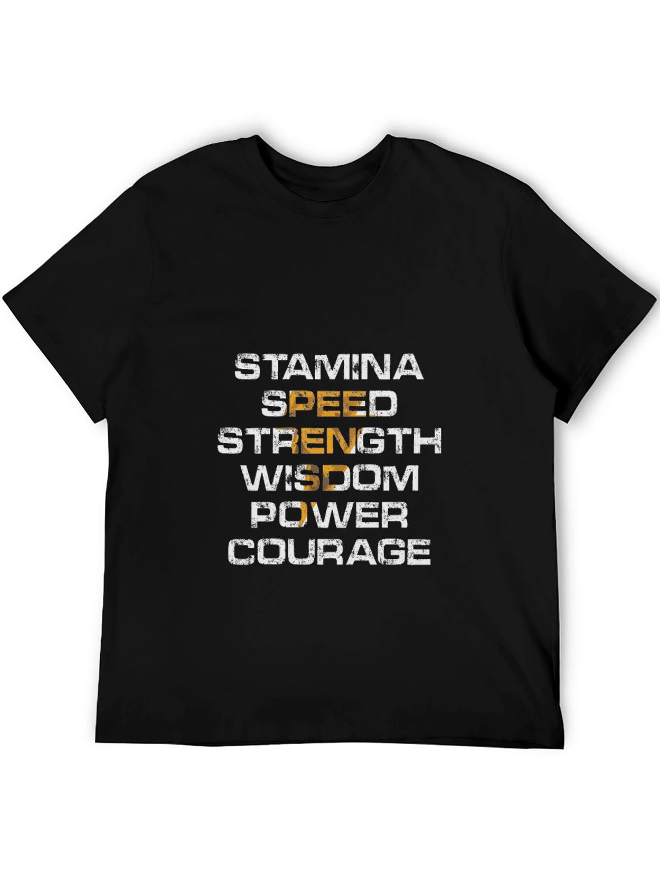 Motivational Stamina Speed Strength Wisdom T-Shirt