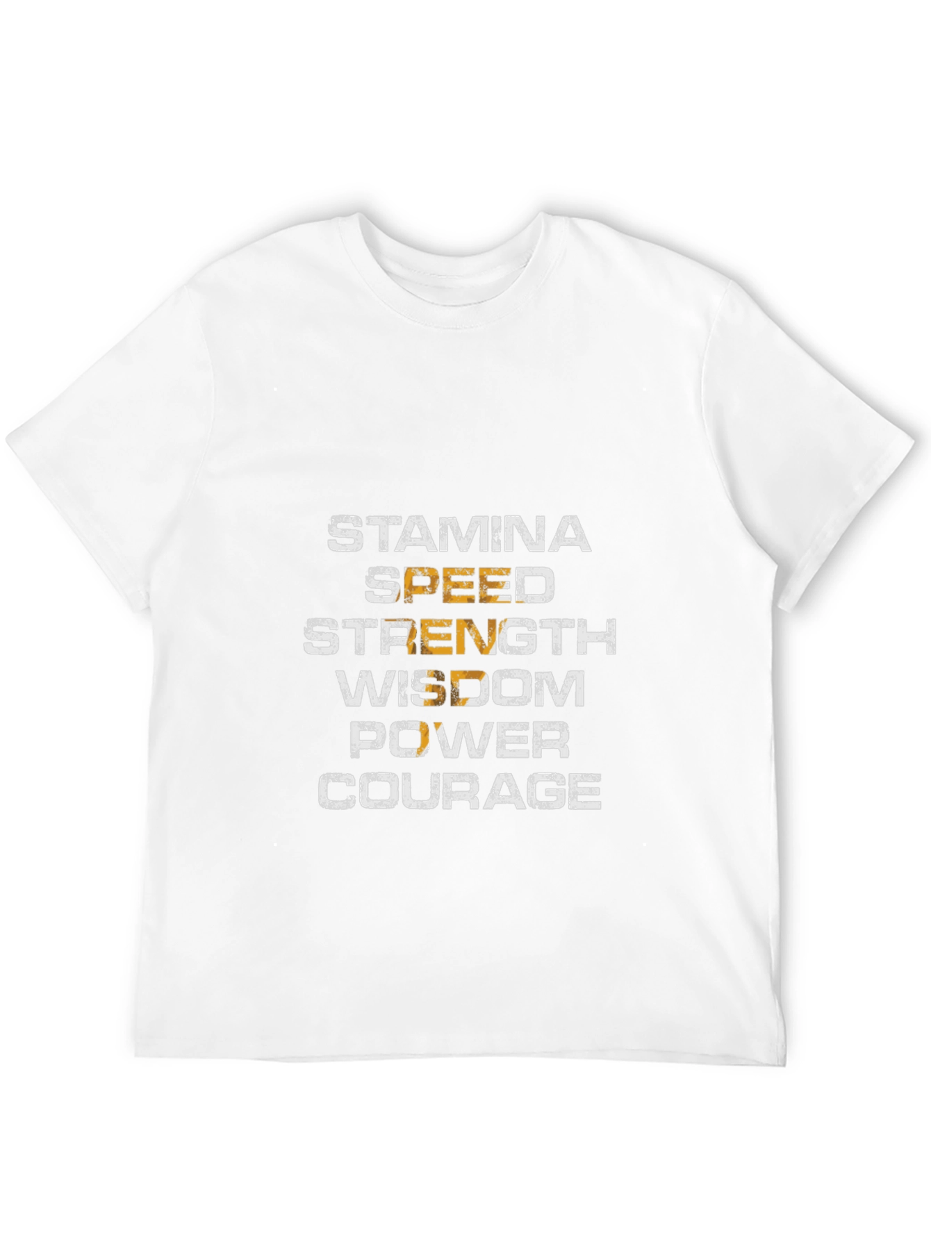 Motivational Stamina Speed Strength Wisdom T-Shirt