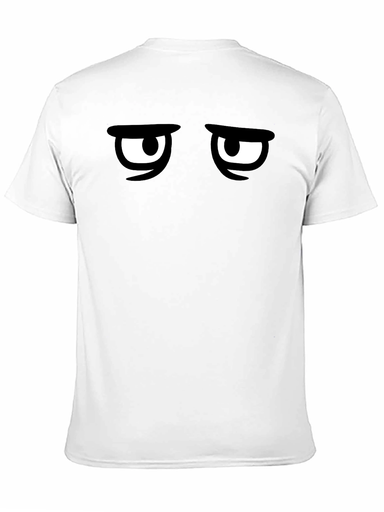 Grumpy Eyes Graphic Tee - Mens Black T-Shirt