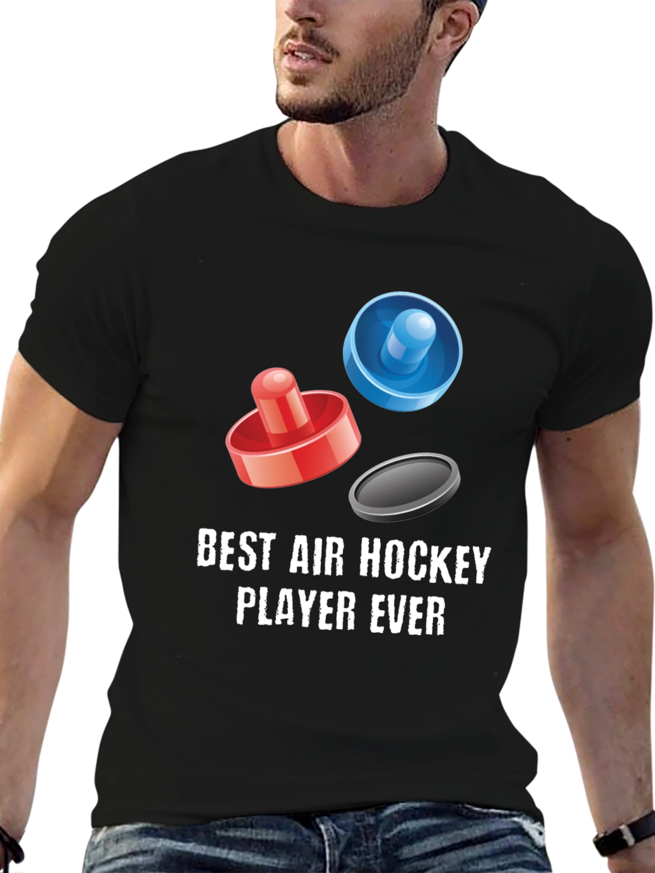Best Air Hockey Player Ever Graphic T-Shirt