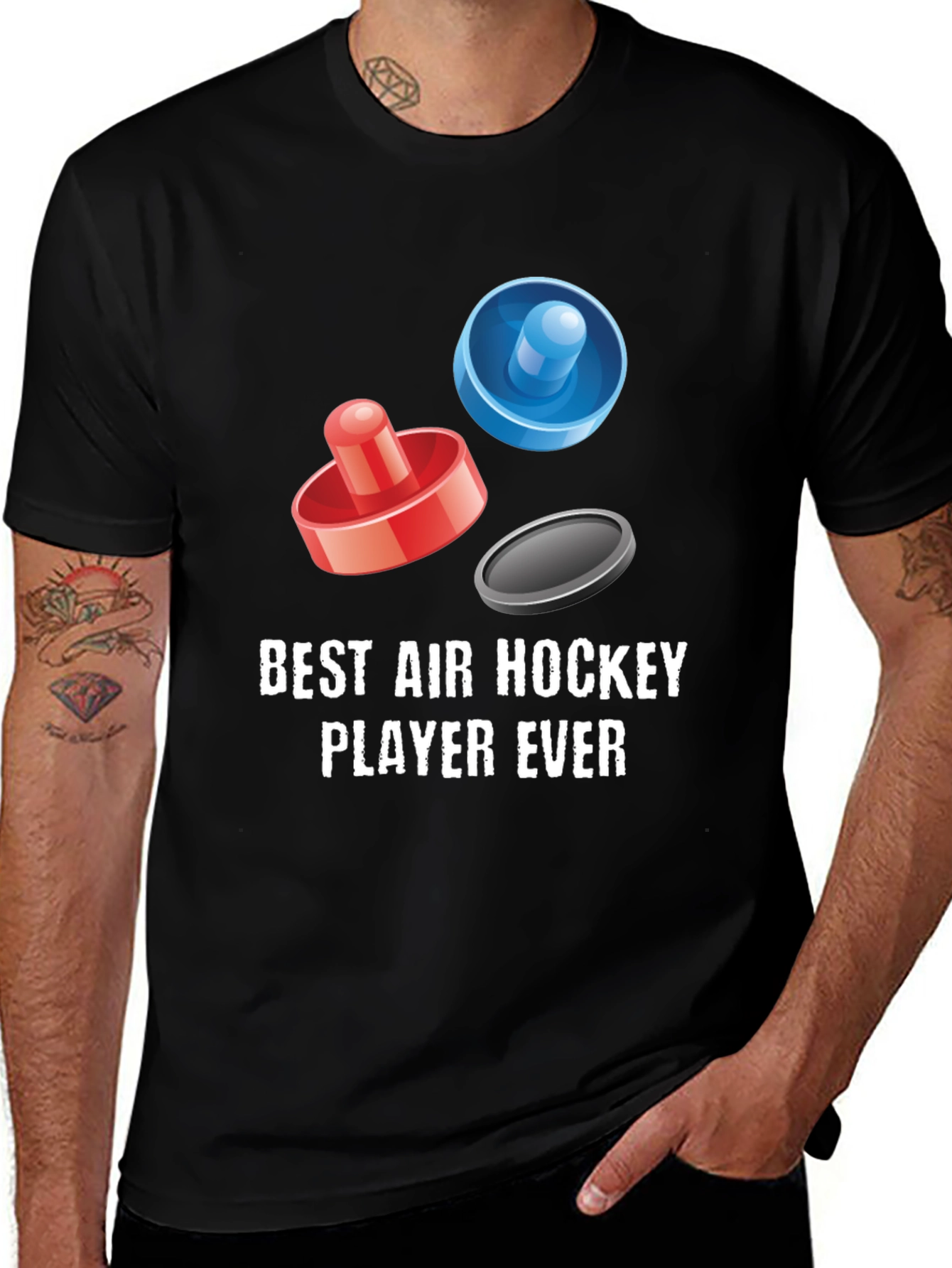 Best Air Hockey Player Ever Graphic T-Shirt