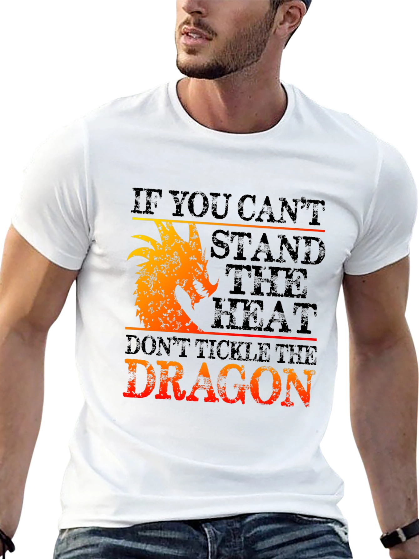 If You Cant Stand the Heat Dragon Graphic Tee