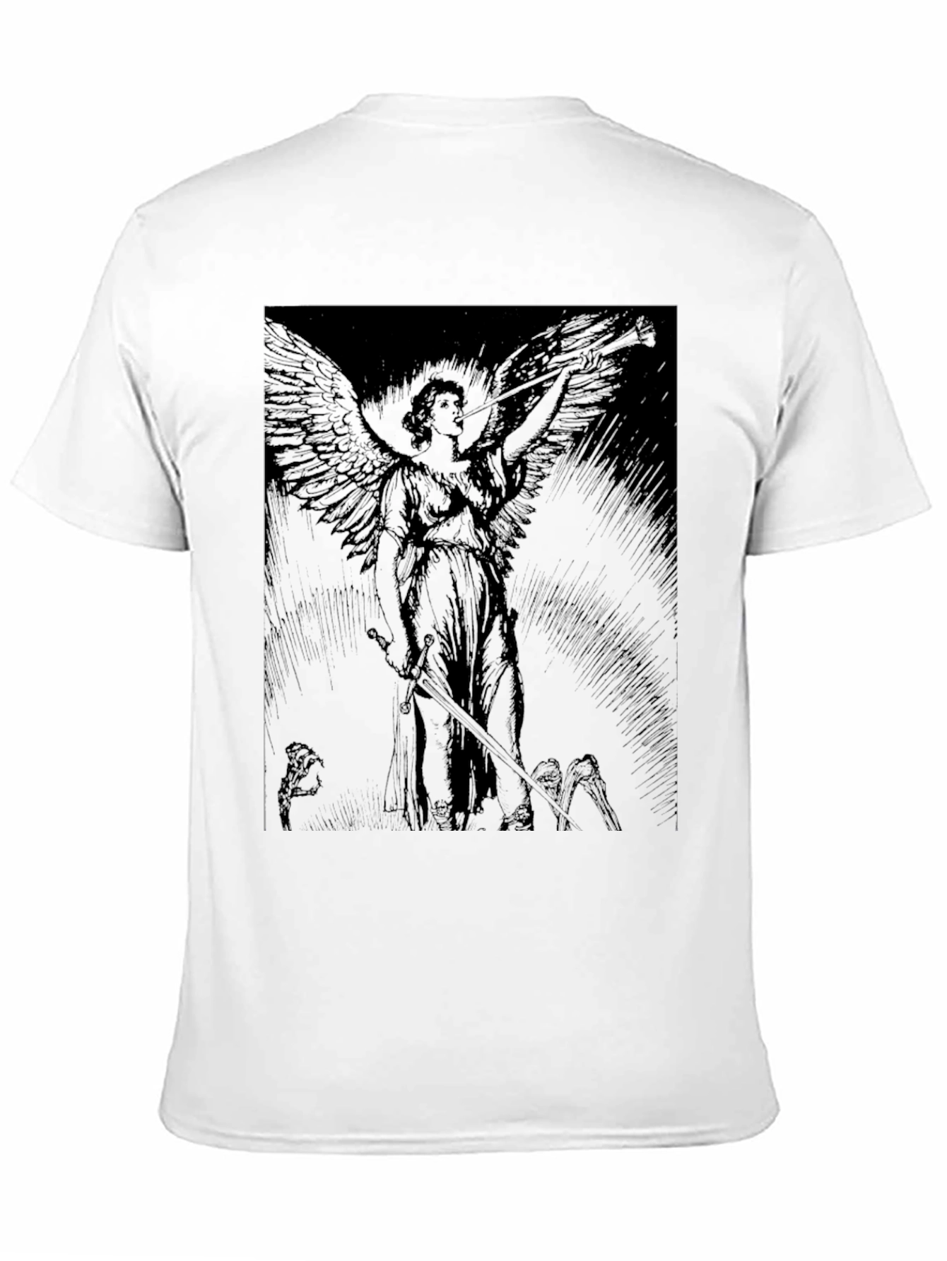 Angel Graphic Black T-Shirt